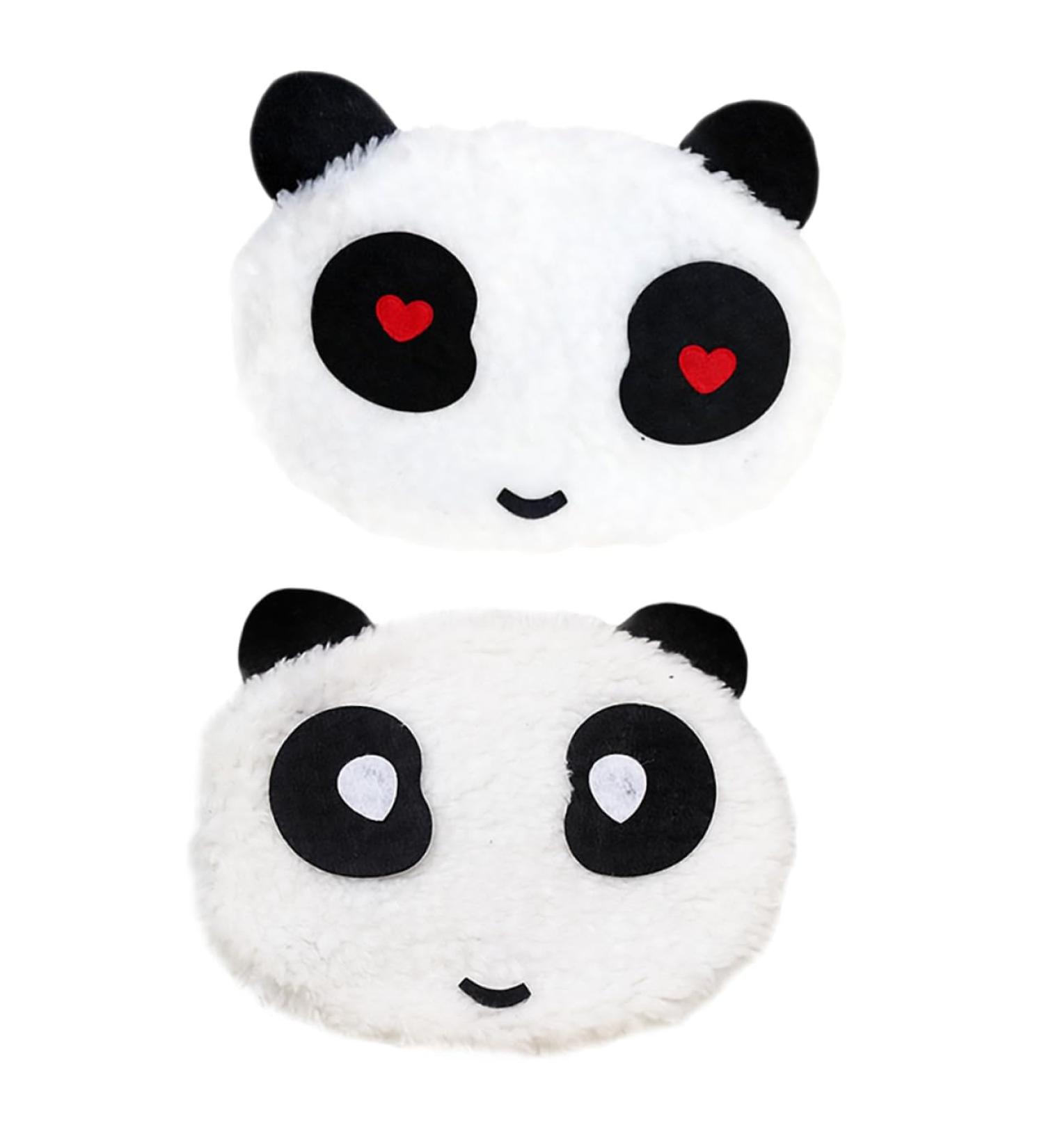 JECOMPRIS 2ST Warm Panda Mask | Disposable Protective Neck Cuff for Girls | Windproof Cotton Cover for Autumn | Cute White Personality Design - Buy Online on GoSupps.com