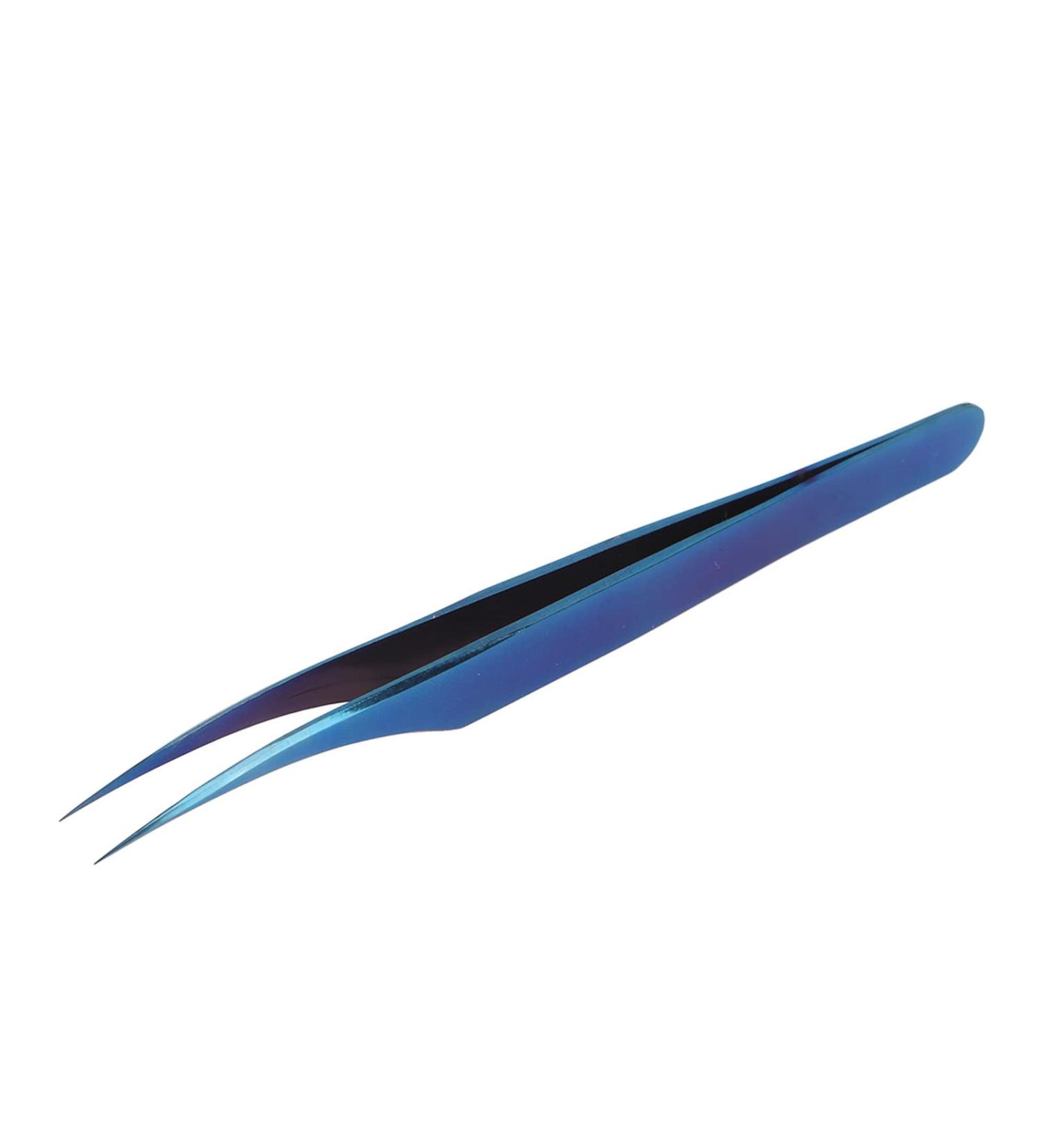 Professional Ergonomic Stainless Steel Eyelash Tweezers - Precision Small Curved Nail Art Tools for Artists - International Shipping - Buy Online on GoSupps.com