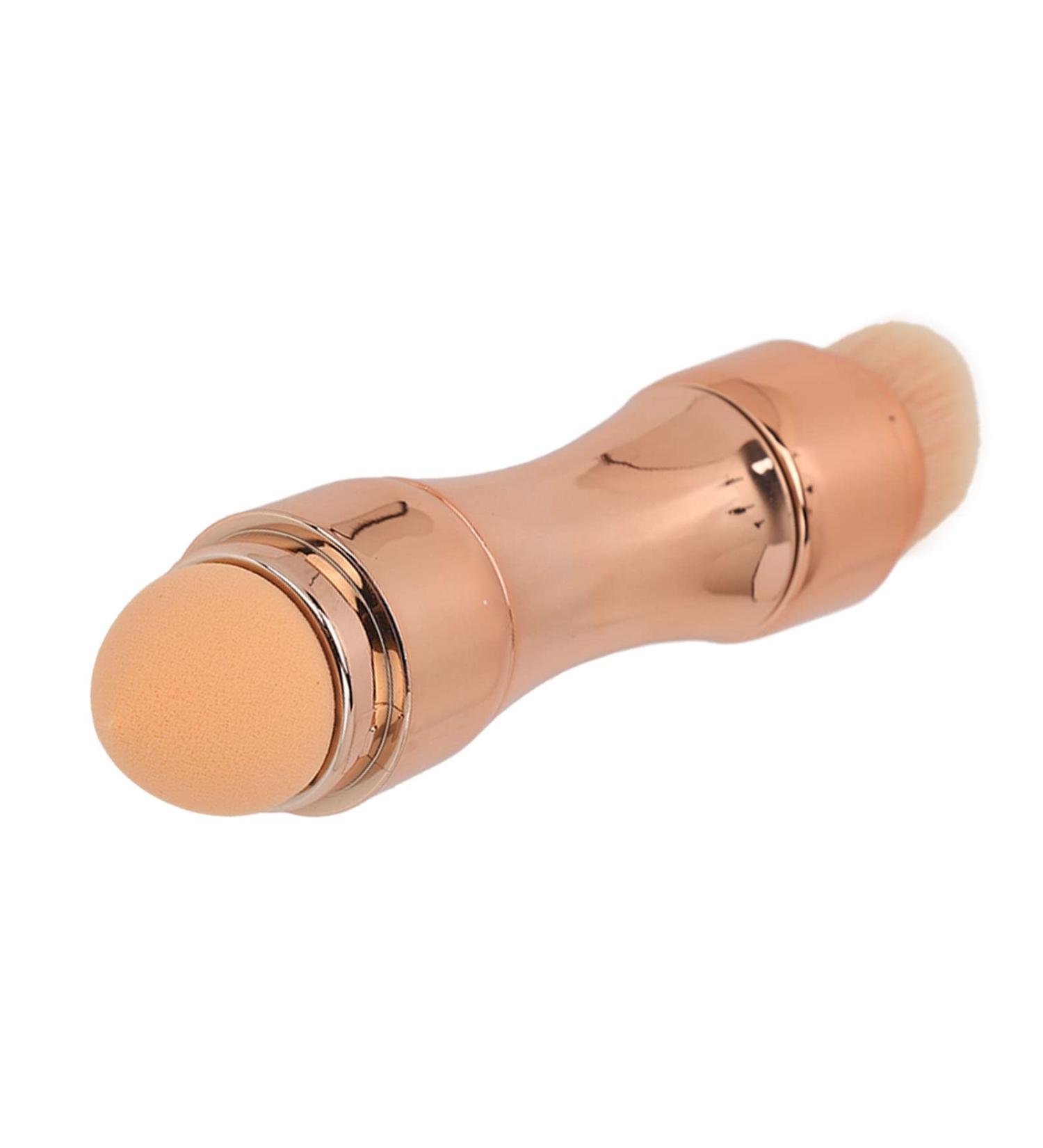4 in 1 Makeup Brush Soft Bristles Elastic Sponge Head Portable Eyeshadow Lip Powder Foundation Brush Travel - Buy Online on GoSupps.com