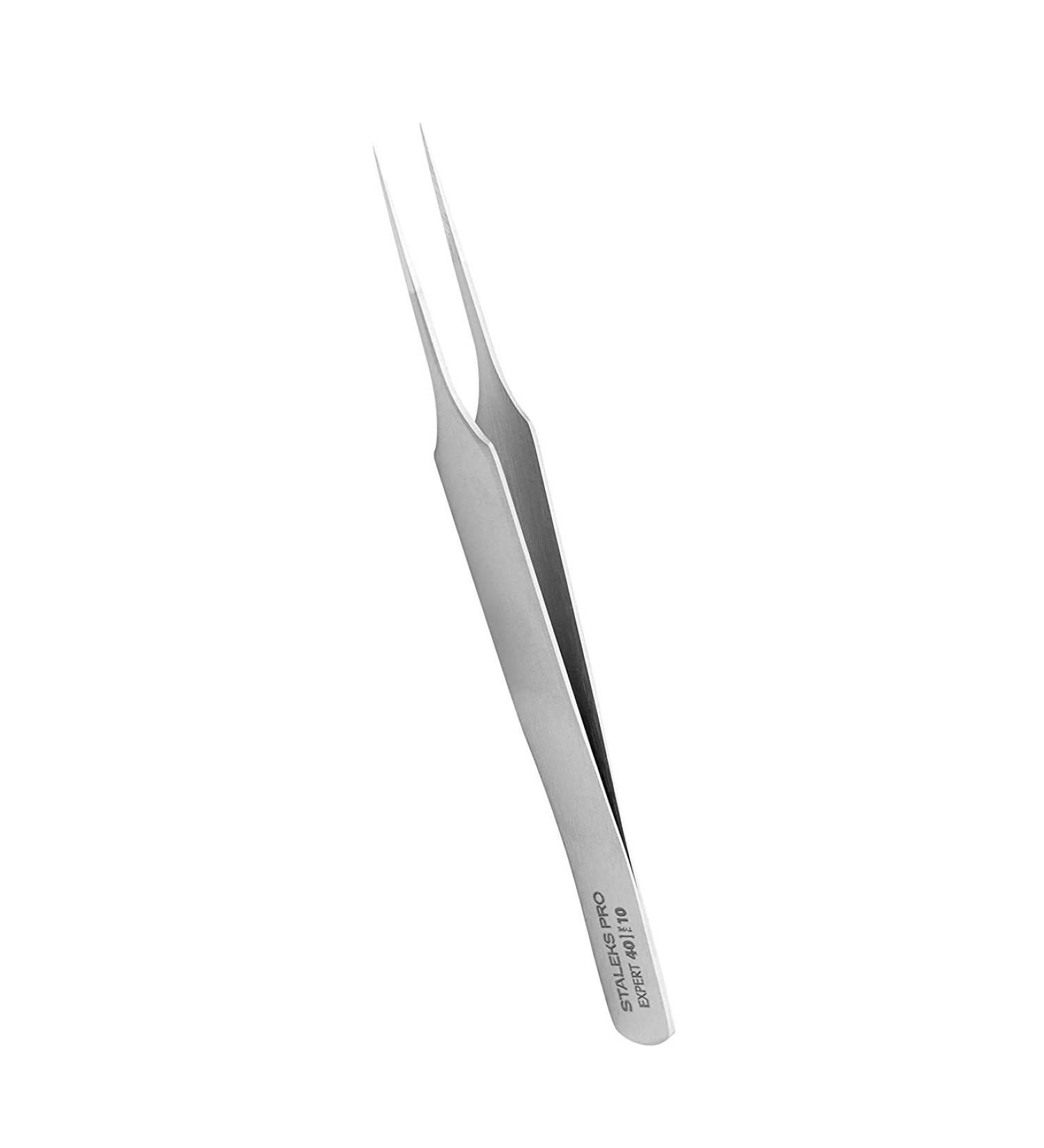 Staleks Eyelash Tweezers EXPERT TE-40/10 (Type 10) - Buy Online on GoSupps.com