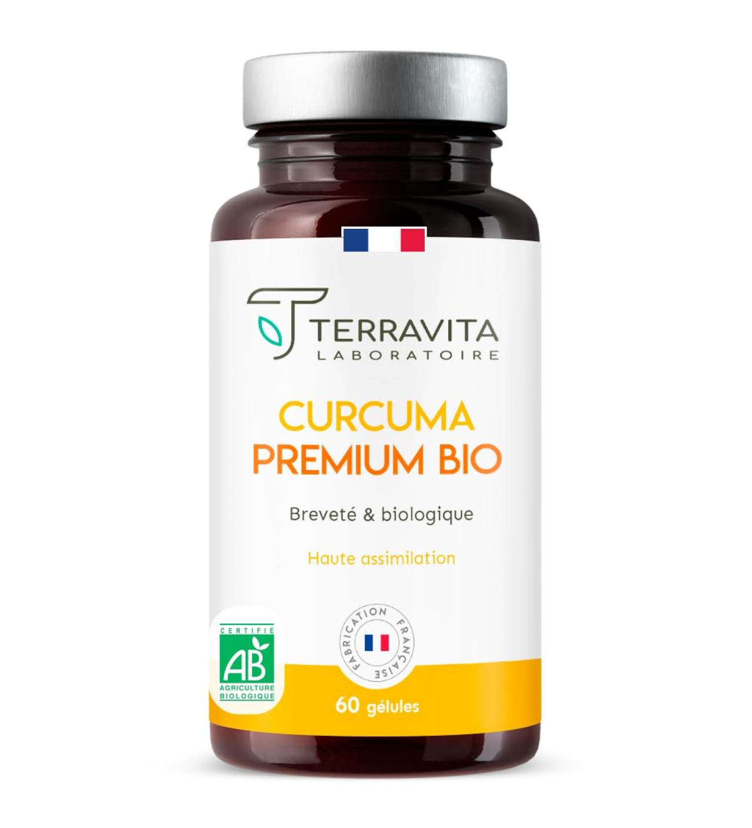 Turmipure Gold Organic Turmipure Gold | 60 Capsules of 300mg of Patented Curcumin | 2 Month Cure | Absorption 24x Superior to Curcumin 95% Standard | Black Pepper Free | Made in France | Terravita - Buy Online on GoSupps.com