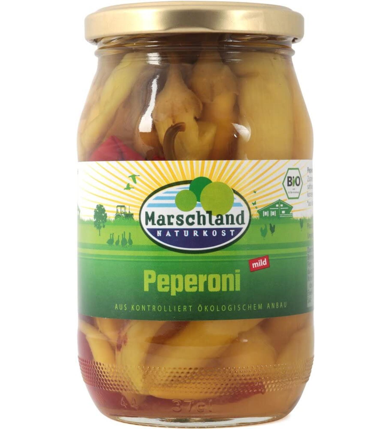 Marschland Naturkost organic peppers mild Gl. MARSCHLAND (6 x 320 gr)