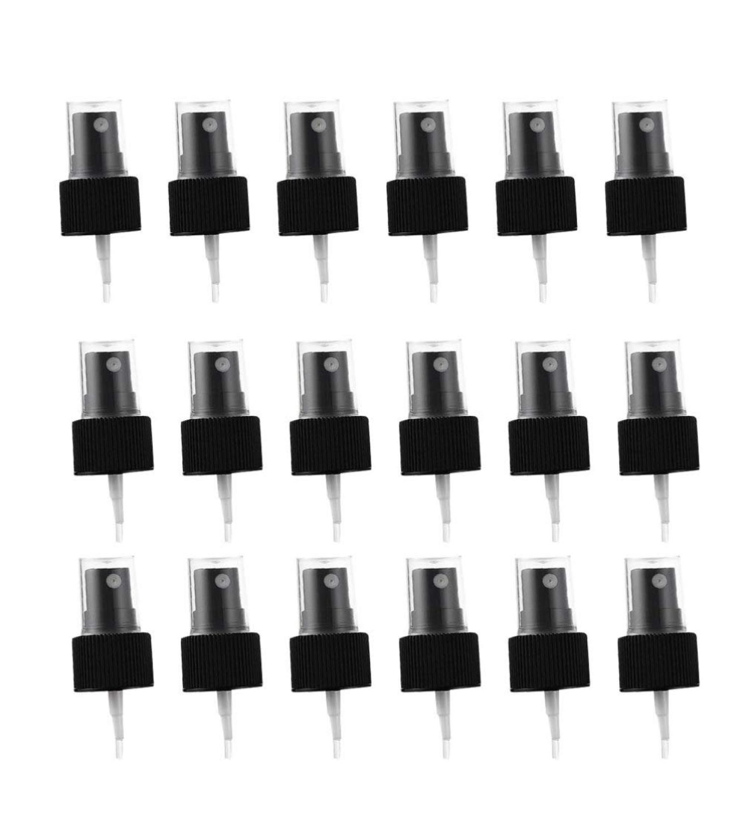 Solustre 20PC Pumping Heads for Spray Bottles | 18mm Perfume & Essential Oil Bottle Replacements | Travel & Home Use - Black - Buy Online on GoSupps.com
