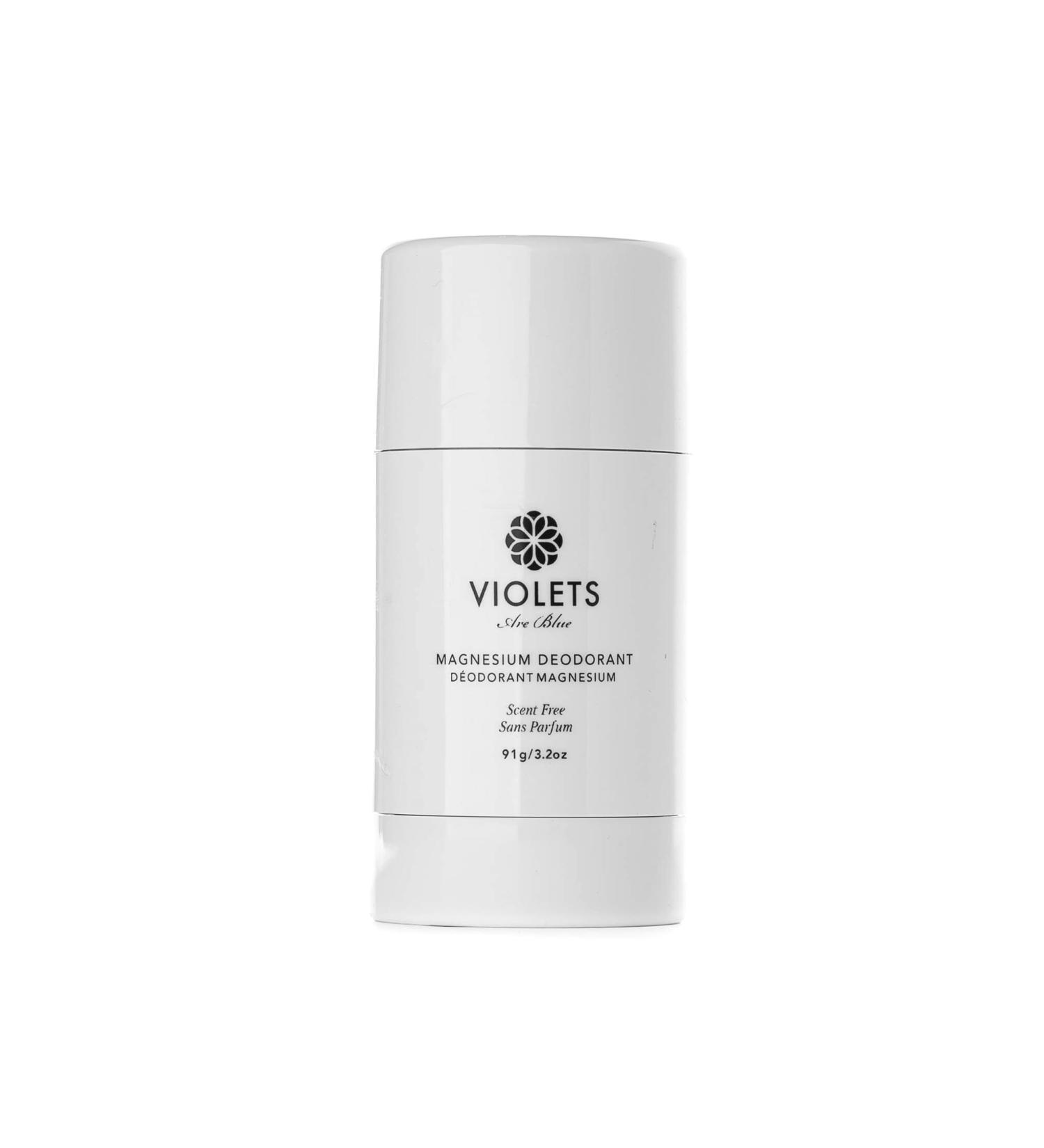 Violets Are Blue - Magnesium Deodorant | Non-Toxic Baking Soda-Free Aluminum-Free (Tea Tree 3.2 oz | 91 g)