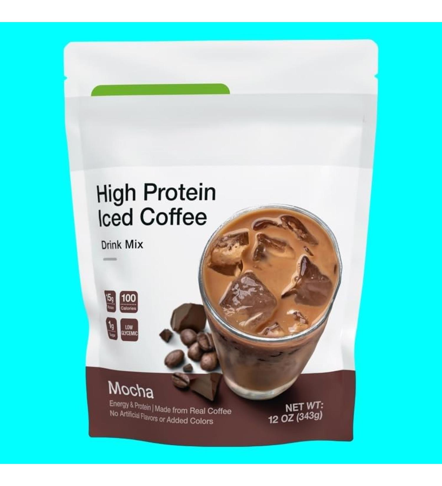High Protein Iced Coffee: Mocha