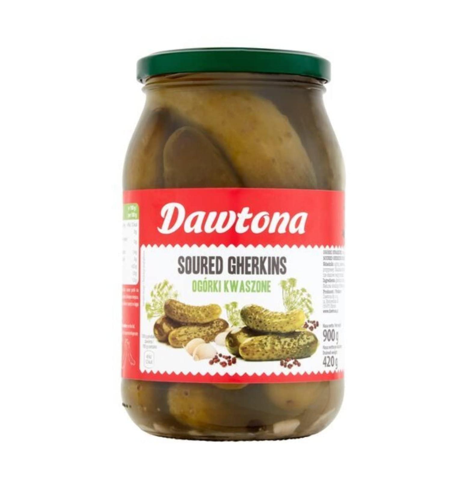 Dawtona Ogorki Kwaszone (Cucumbers in Brine) 900gr x 10 pack