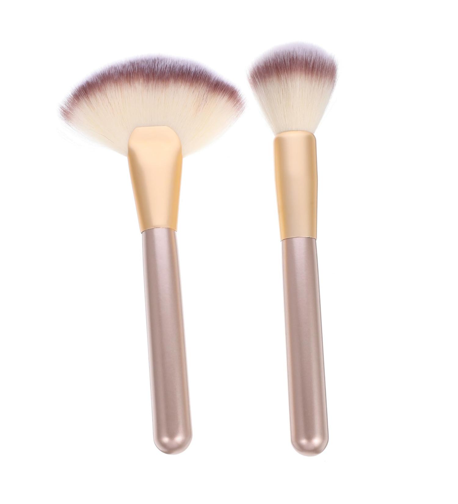 minkissy 2 Sets Makeup Brush Cosmetics Brush Blush for Cheeks Facial Makeup Brush - Buy Online on GoSupps.com