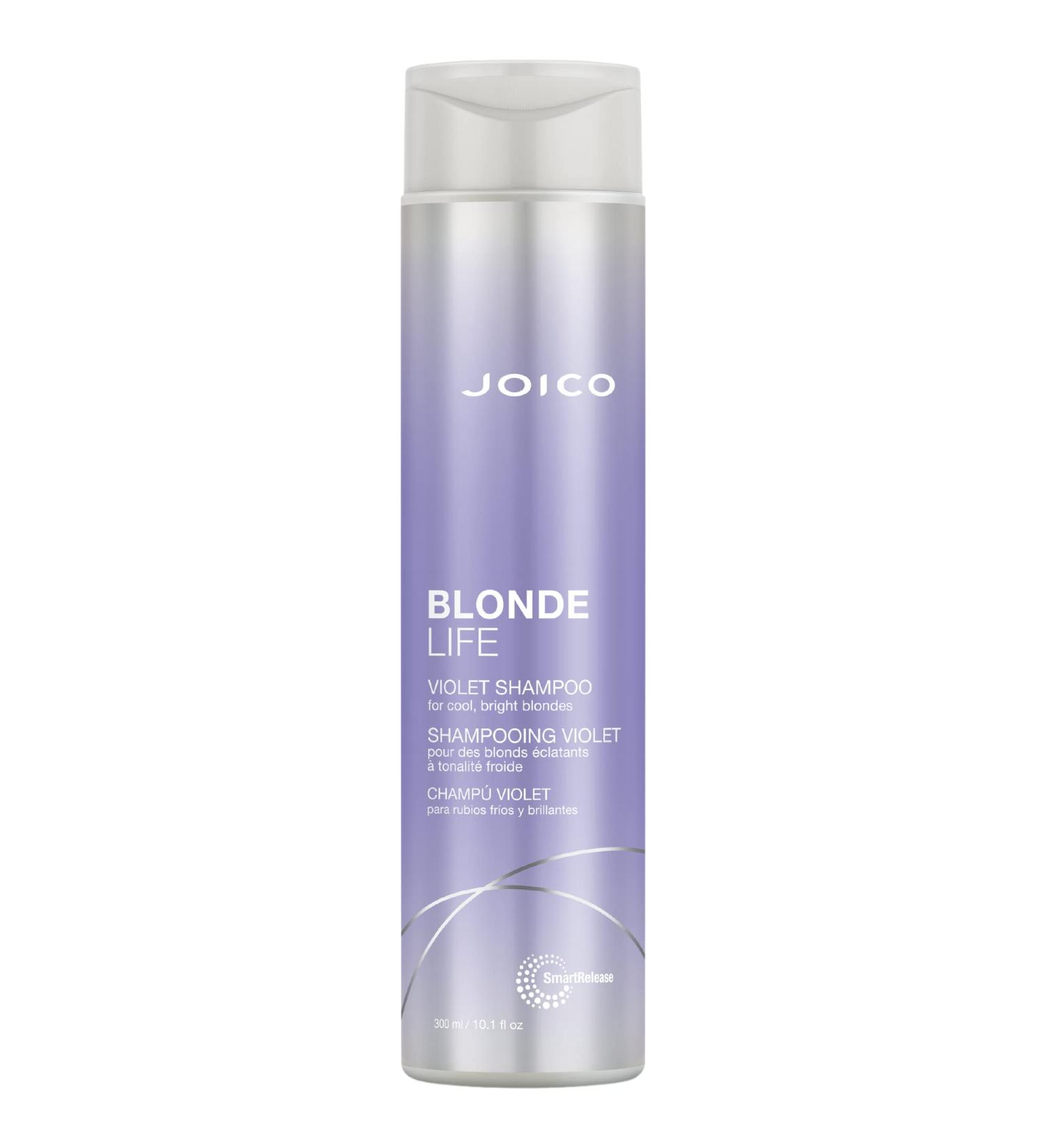 Joico Blonde Life Violet Shampoo - Cool & Bright Blonde Hair Sulfate Free Neutralizes Brassy & Yellow Tones Boosts Shine 10.1 oz - Buy Online on GoSupps.com