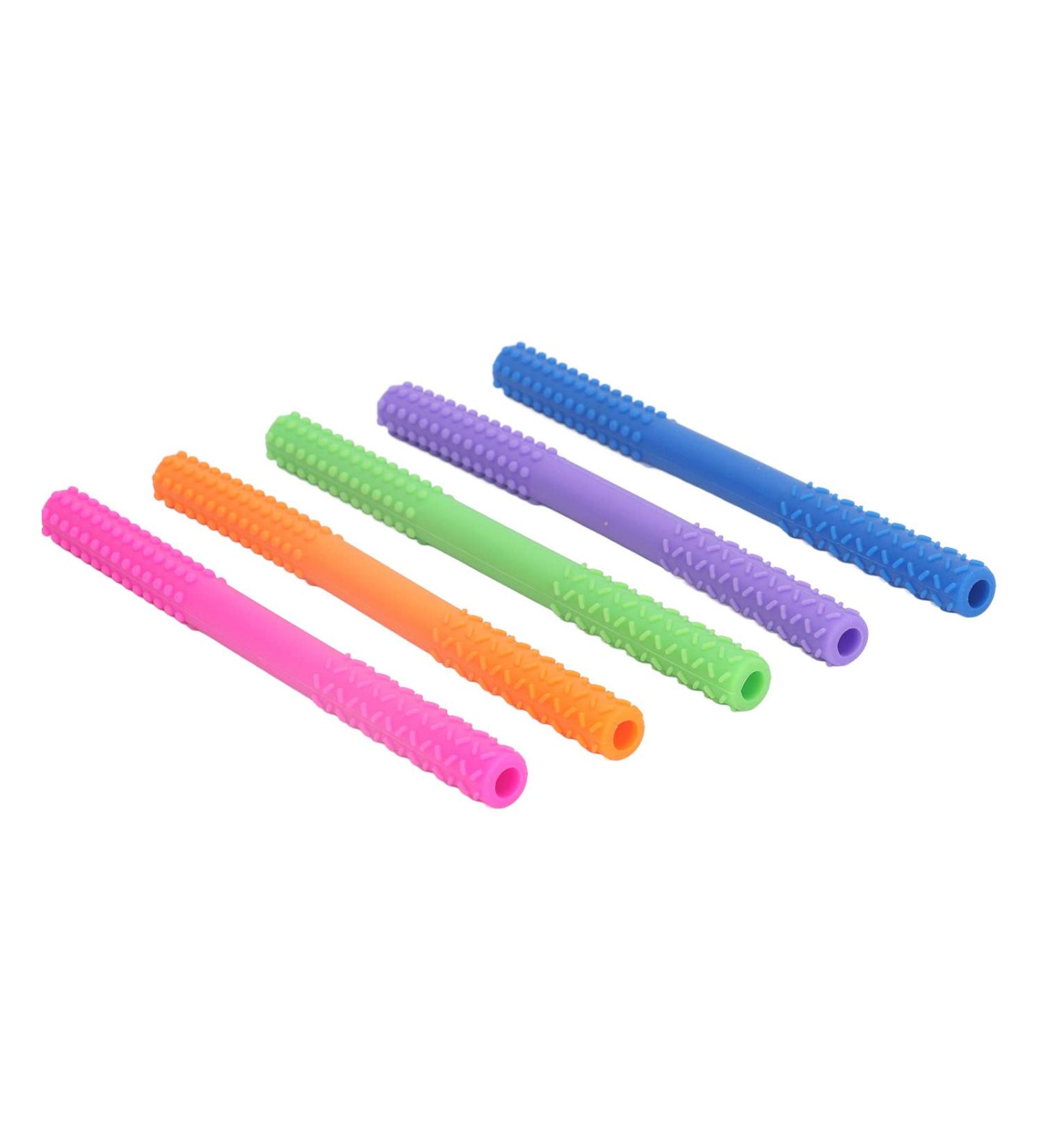 Toddler Teething Sticks - Tear Resistant Silicone Teething Toys for ADHD Babies (Type A) - Buy Online on GoSupps.com