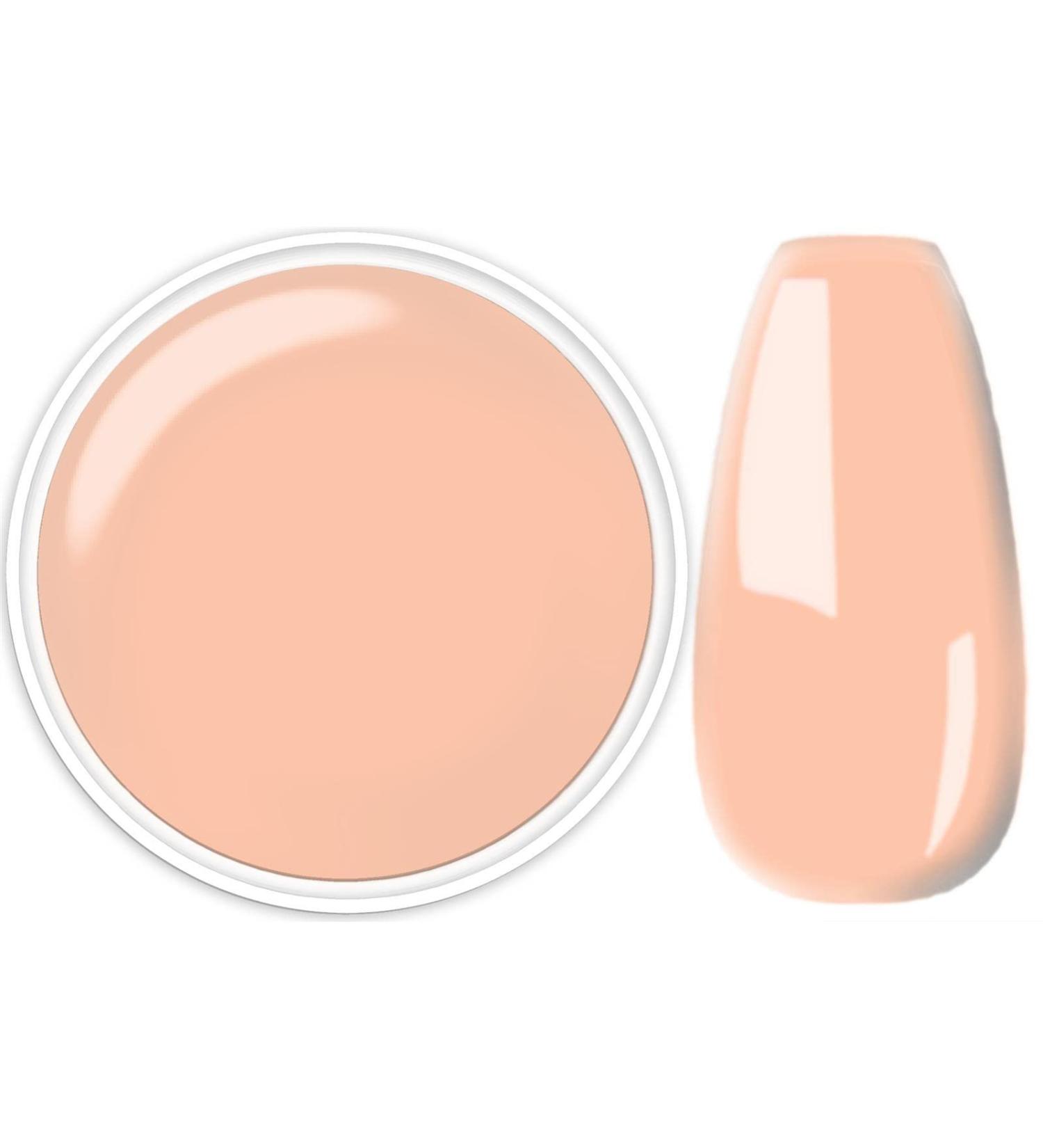 N+M Supreme Color Gel 5g - Neon Pastel Apricot | Opaque No Stirring UV/CCFL/LED Mixable Gel for Nail Art - Buy Online on GoSupps.com