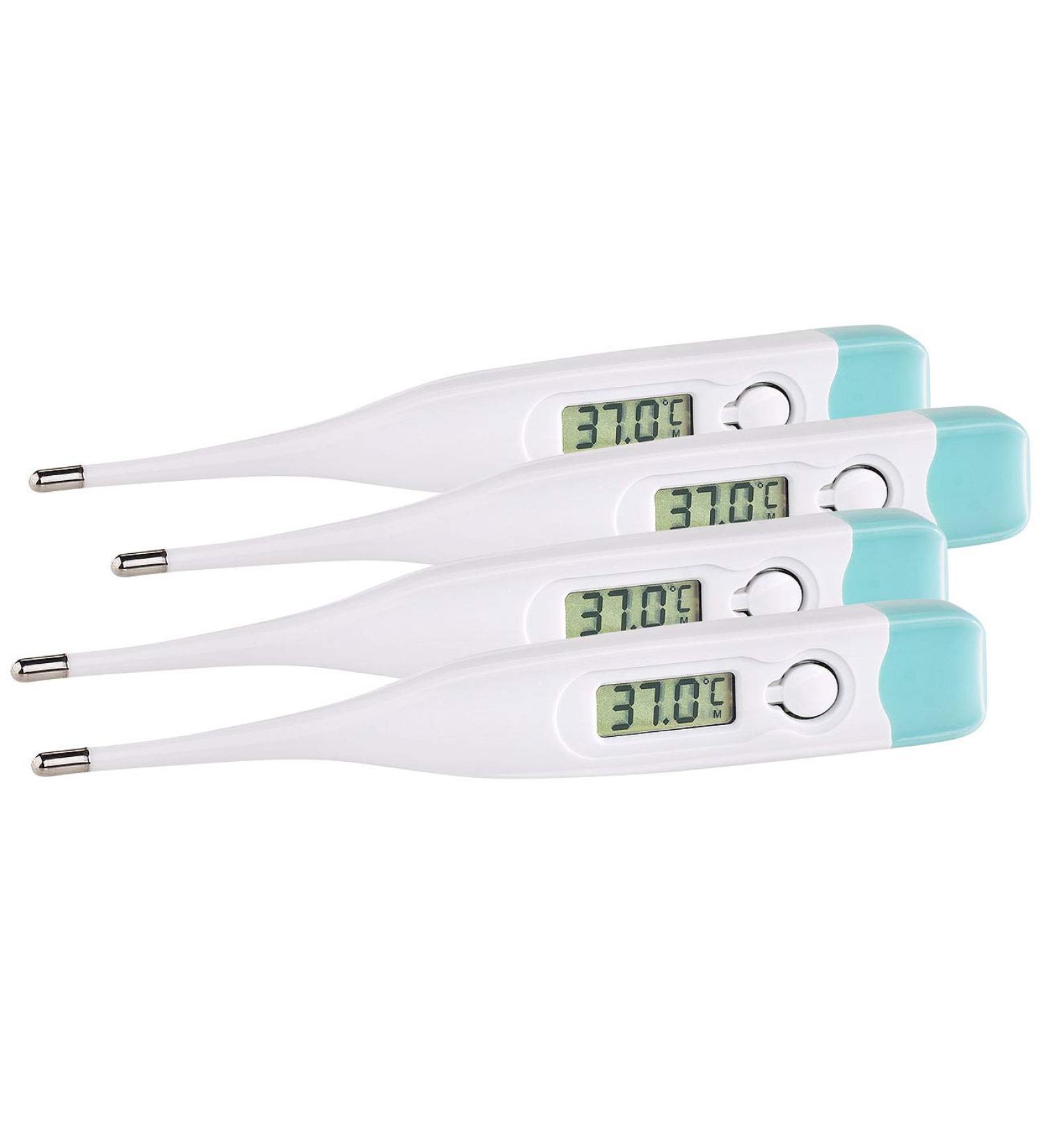 Pearl Baby Thermometer Set | 4 Medical Fever Thermometers with Alarm | Digital & IP27 Waterproof - Buy Online on GoSupps.com