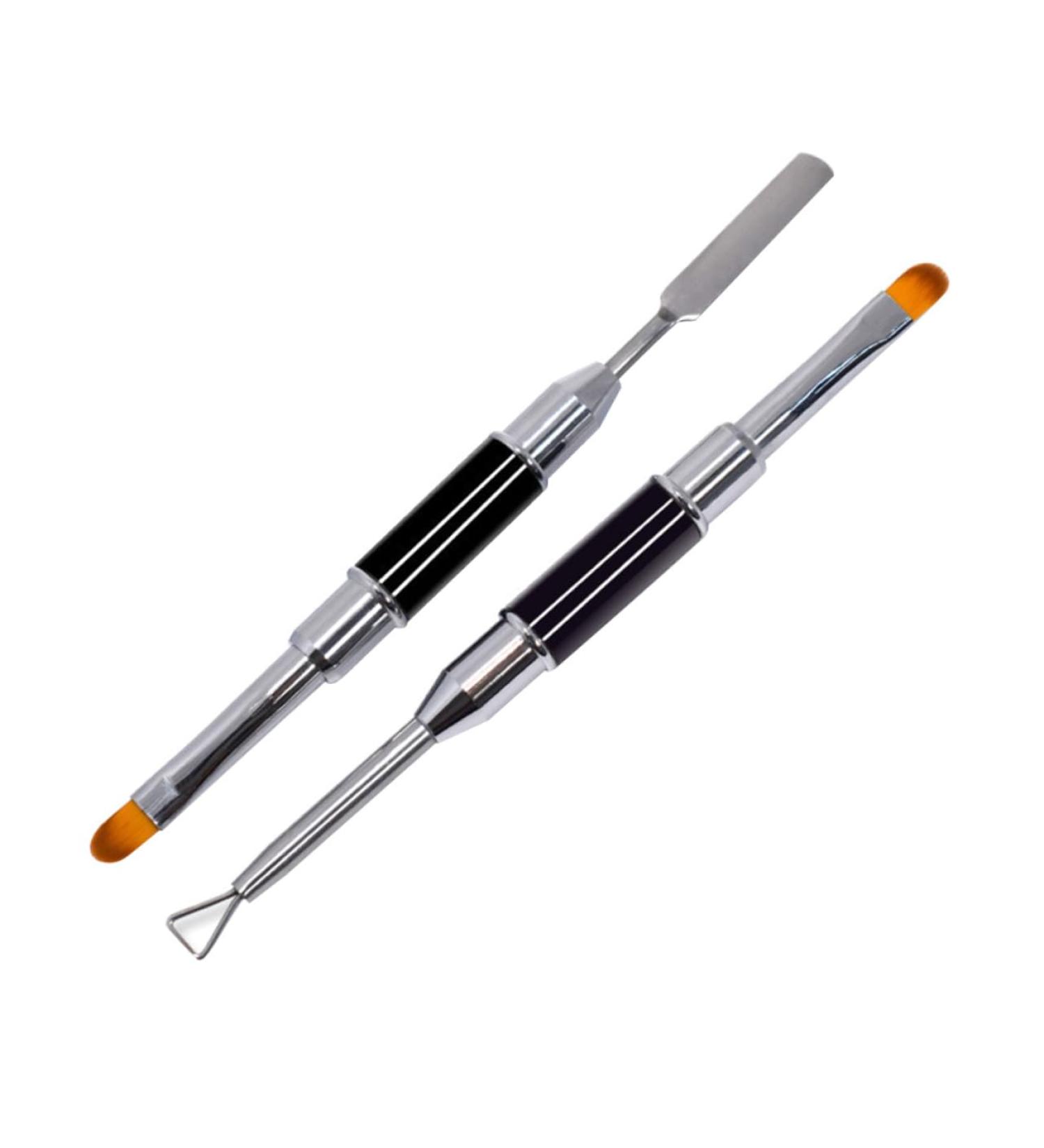 Beaupretty Nail Brush nail art Nail Polish Brush Nail Art Tips Builder Nail Tips Nail Art brush nail art Nail Kolinsky Brush manicure nail dual purpose double-ended Nail Painting Brush - Buy Online on GoSupps.com