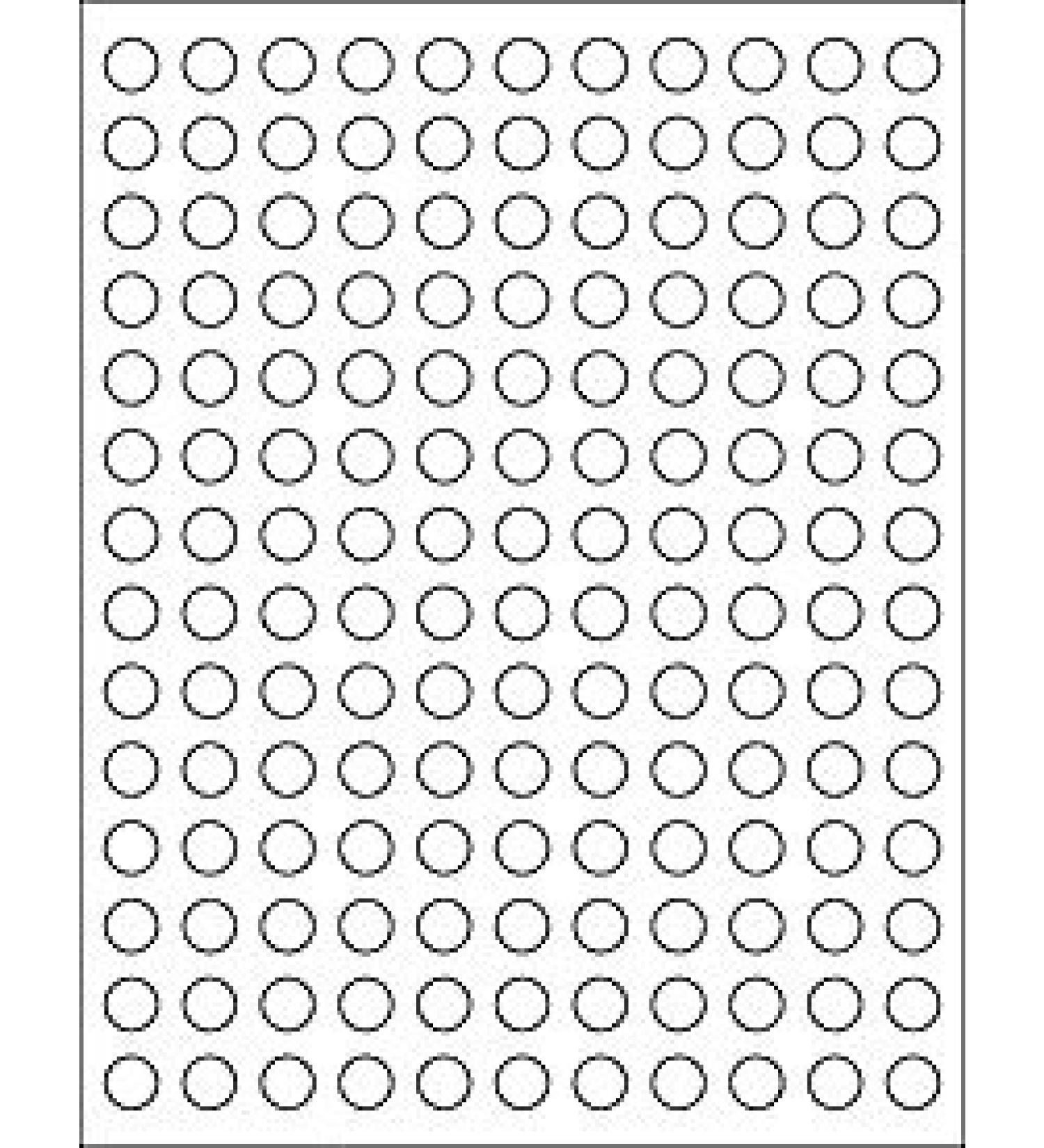 108 Blank Round White Essential Oil Top (Cap) Stickers, 1/2" Labels .5" Grand Parfums Indispensible Tool for Aromatherapy