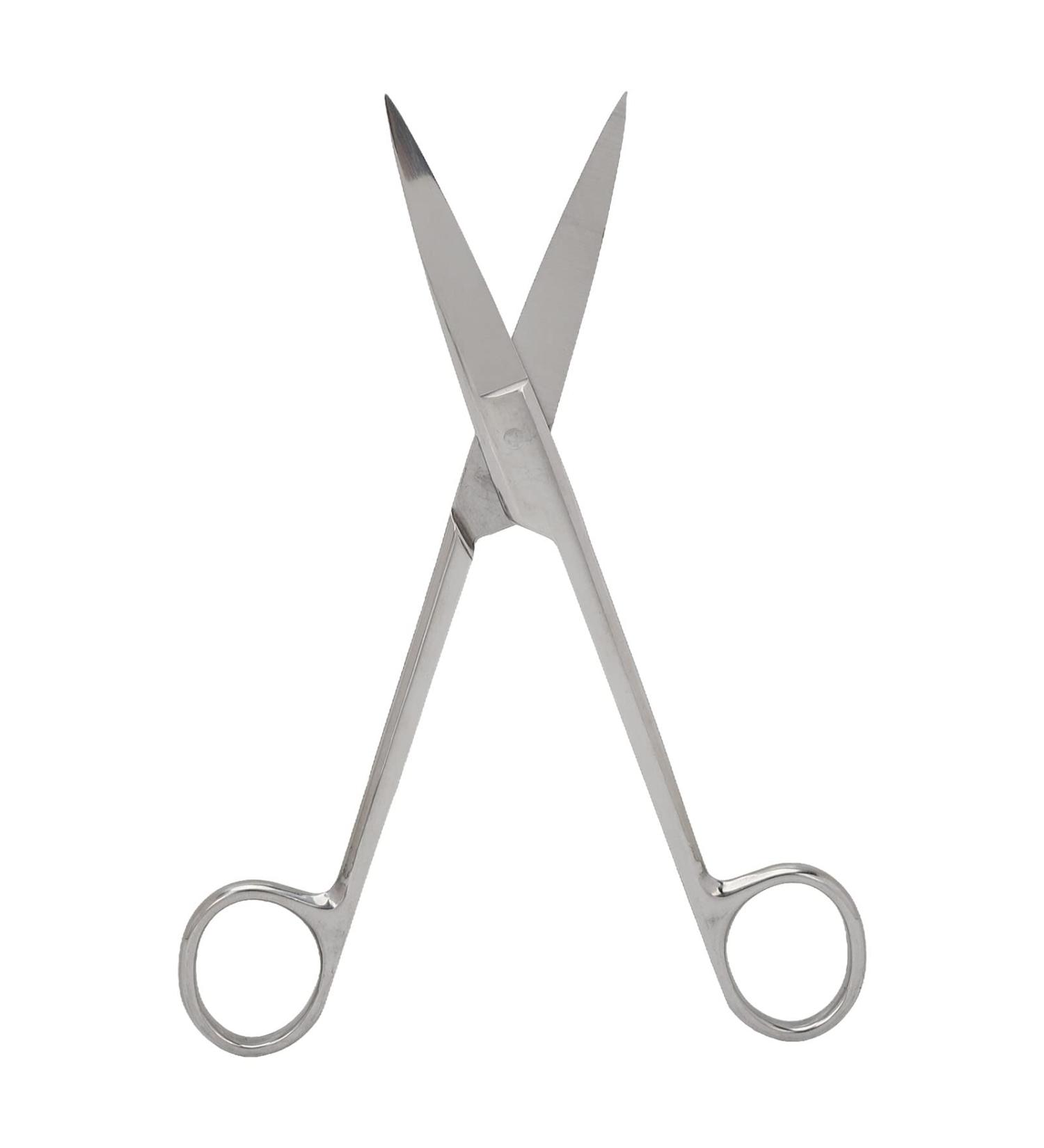 Doctor Tools Stainless Steel Hair Care Scissors - 18 cm All-Purpose Dressing Scissors for Stab Removal Autoclavable for Home Use - Buy Online on GoSupps.com