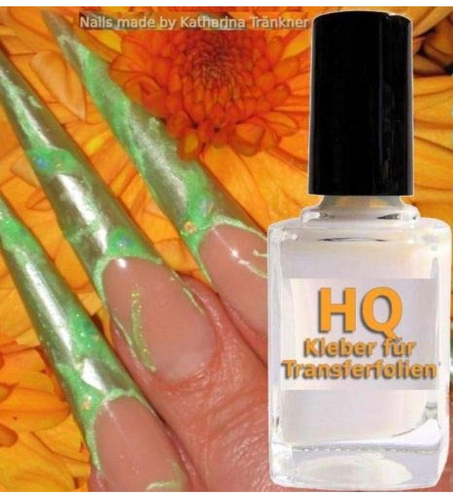 Foil adhesive transfer foil adhesive. For transfer foil made in Germany (10ml brush bottle)