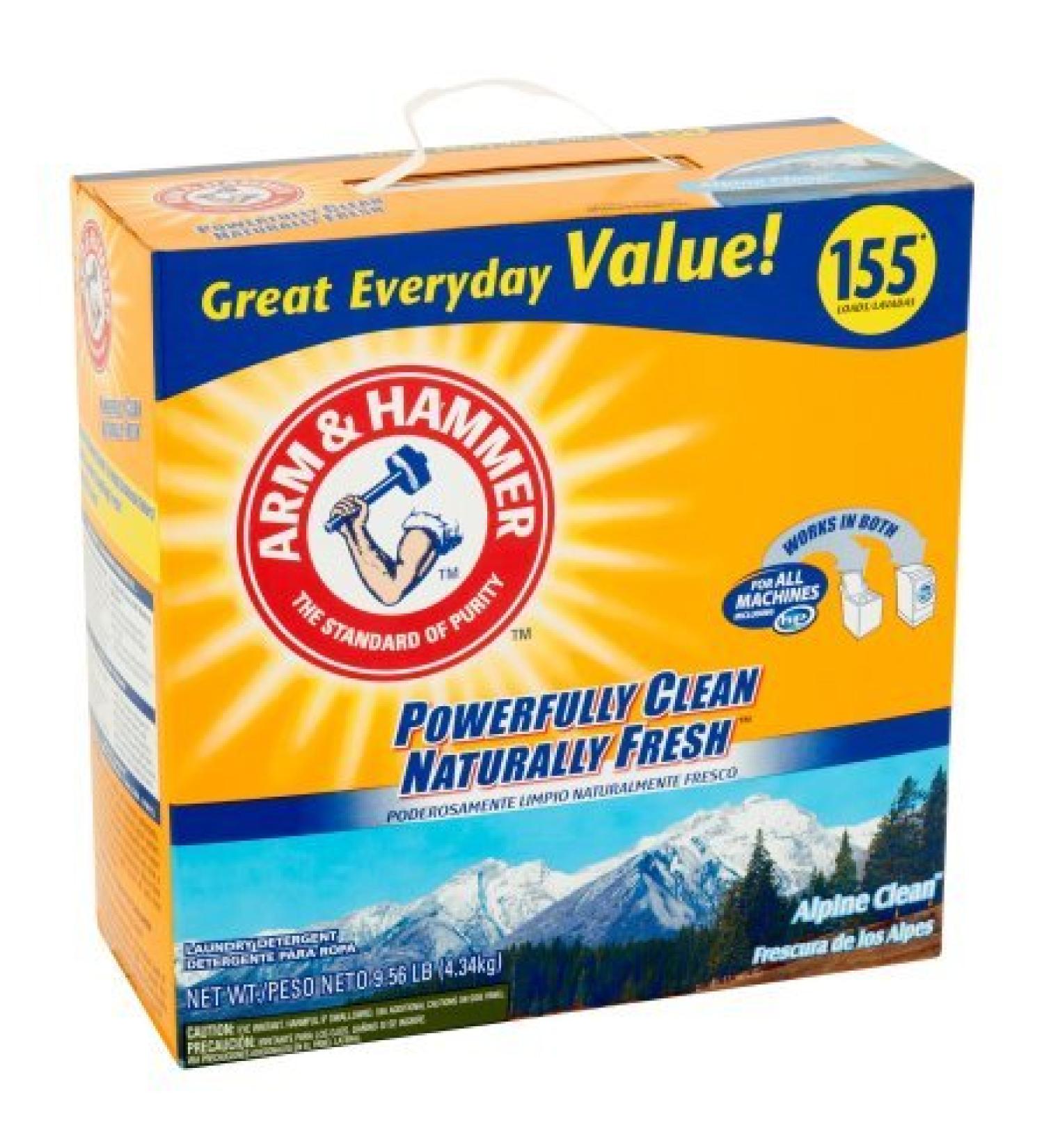 A&H Powder Laundry Detergent 155ld - Alpine Clean | Best Cleaning Performance - Buy Online on GoSupps.com