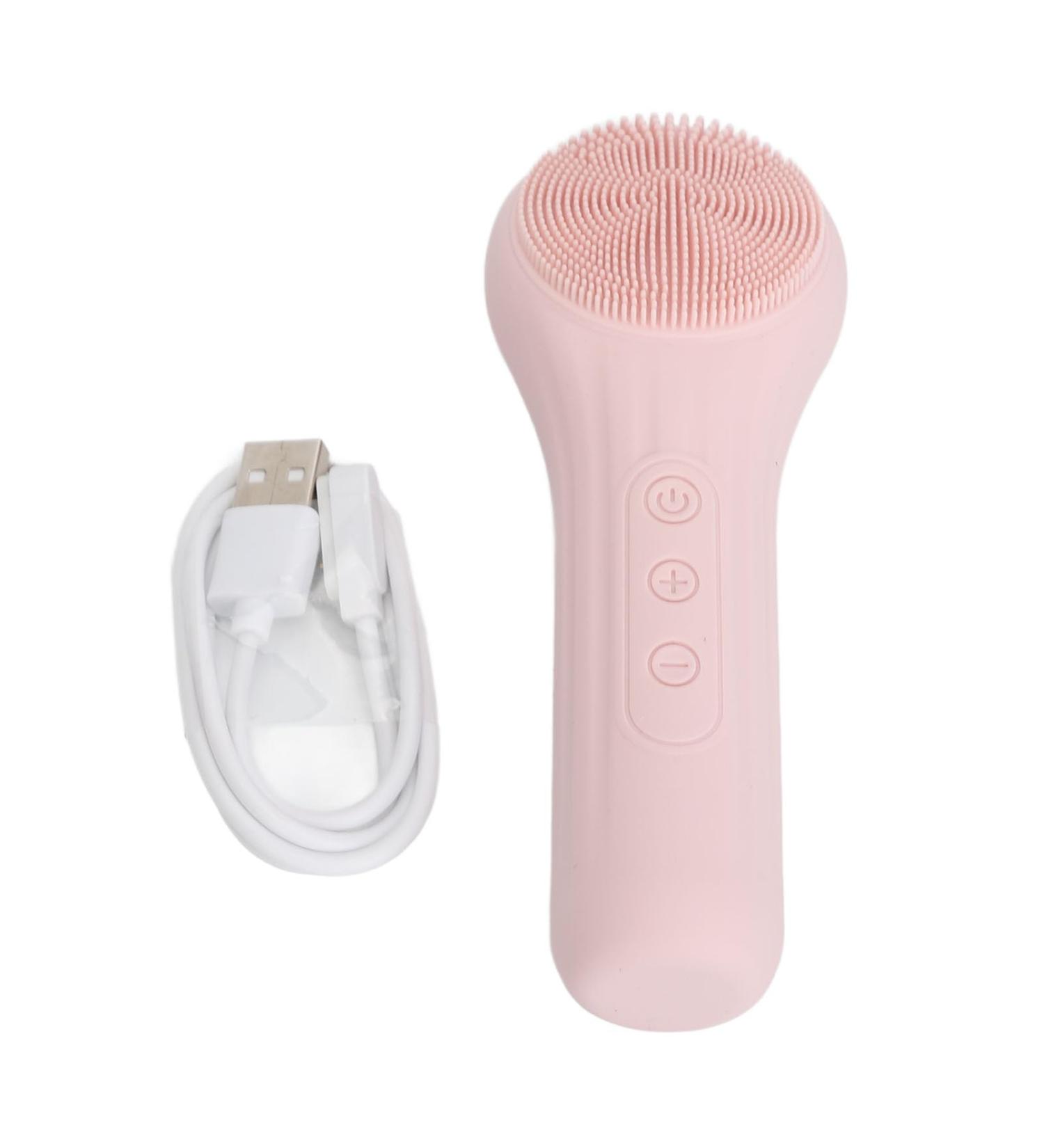 Face Scrubber Facial Cleansing Brush Electric Silicone Facial Brush Rechargeable Waterproof For Deep Cleansing Thermal Stimulator Skin Care Routine for - Buy Online on GoSupps.com