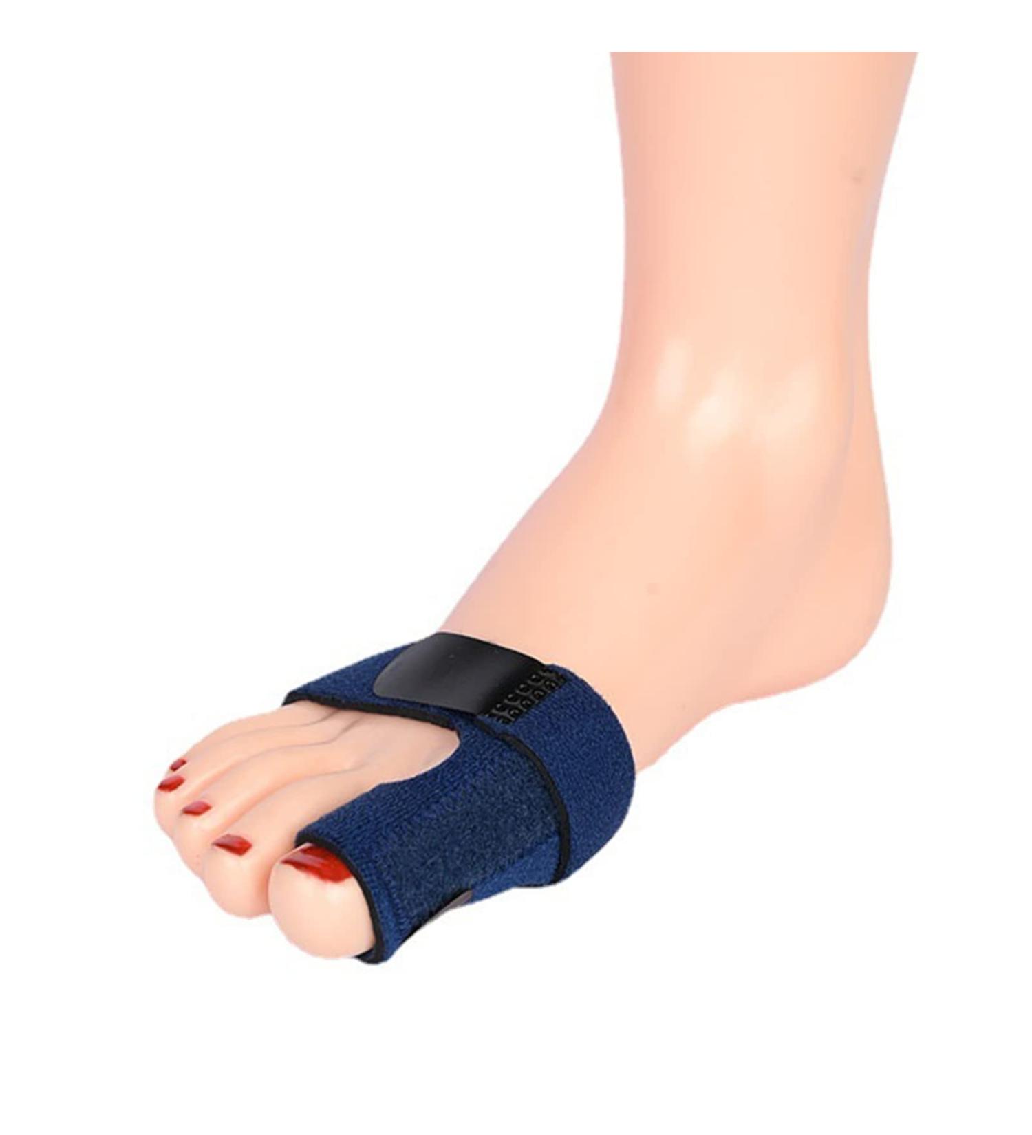 Bunion Corrector Toe Fixator - Multi-Adhesive Toe Spacers for Fracture Fixation & Curvature Correction - Injury Support Brace in Blue - Buy Online on GoSupps.com