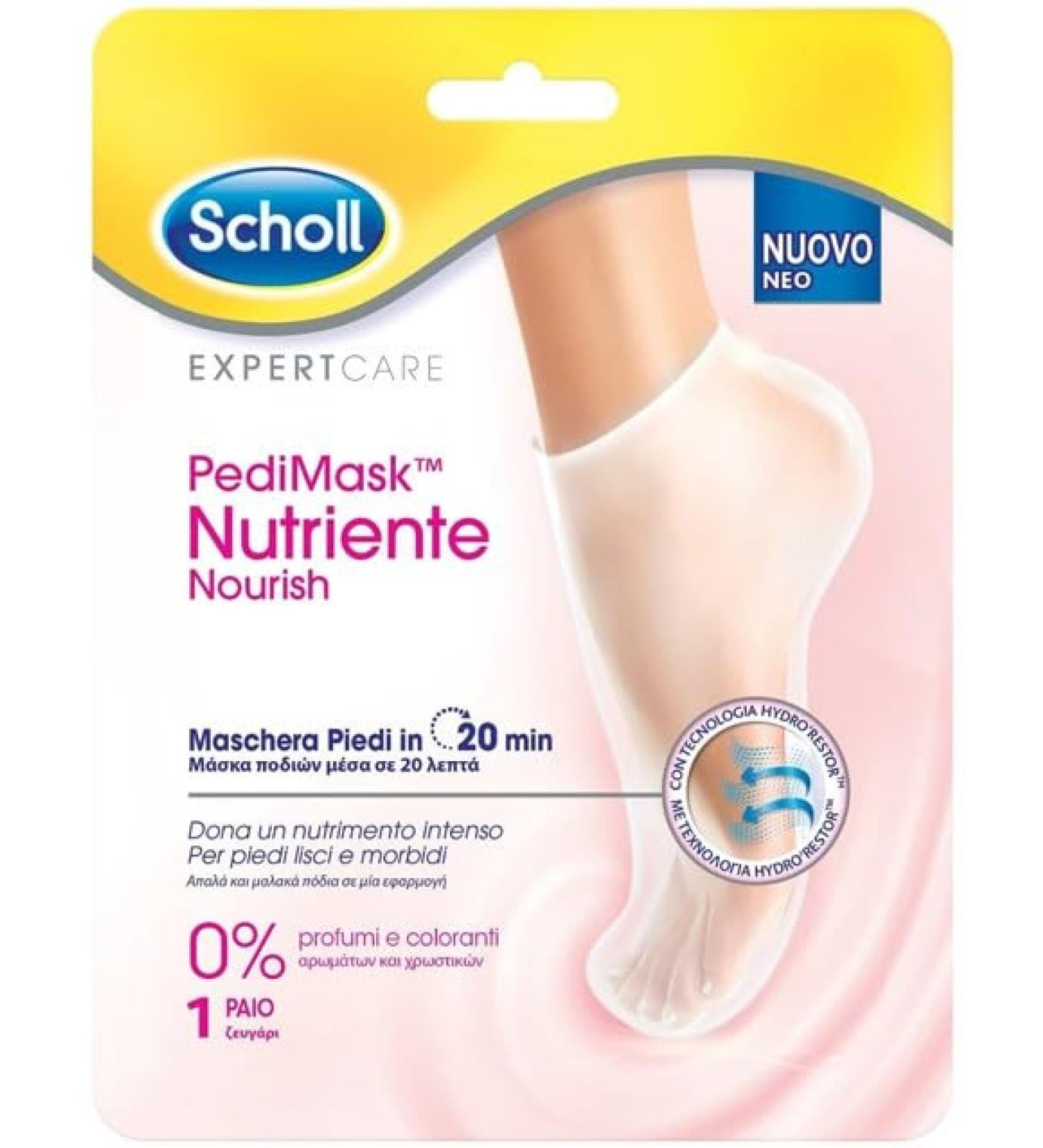 Dr. Scholl Pedimask Nutriente Foot Mask 3 Olis Complex 2 pairs