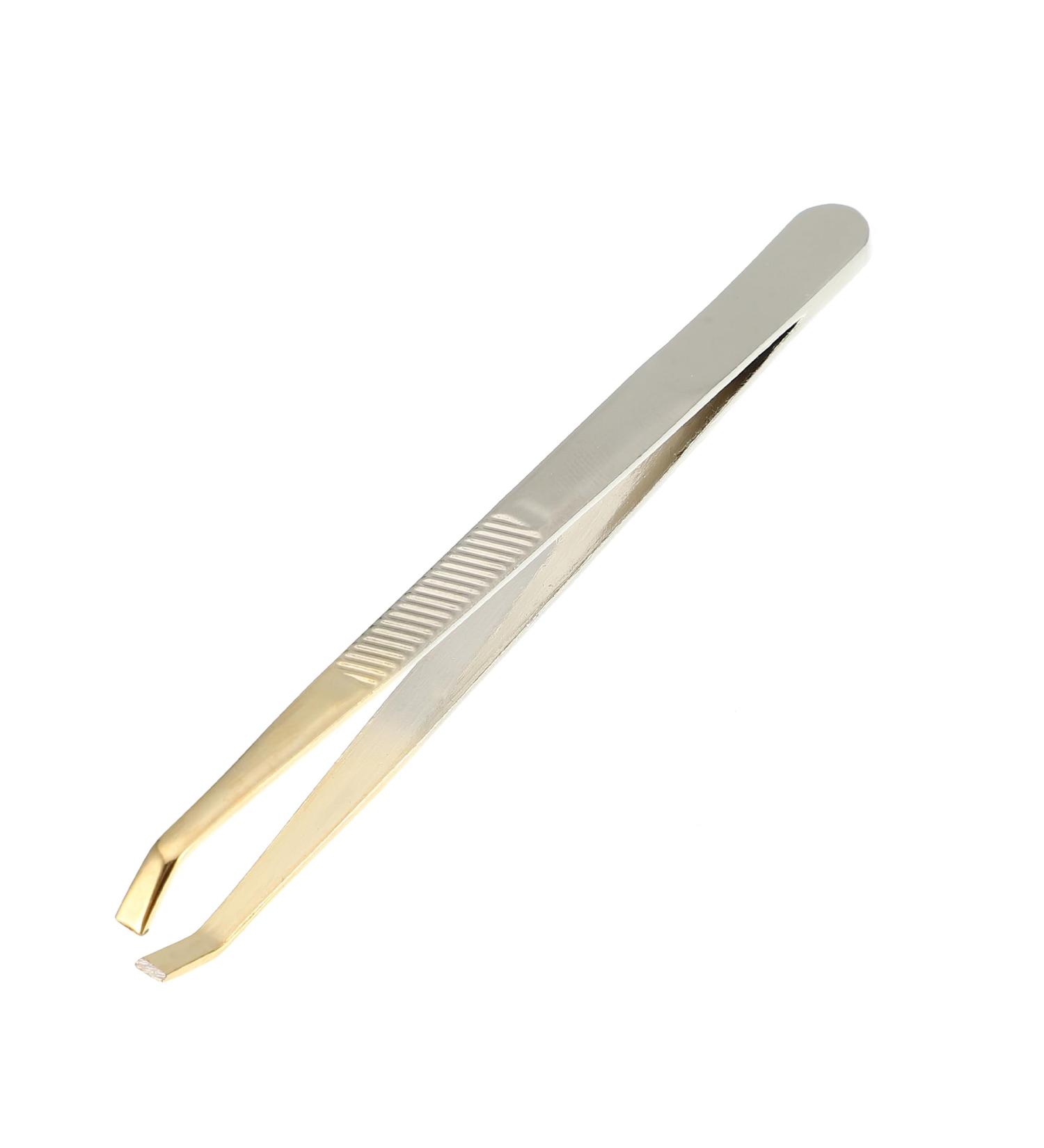 VOCOSTE Eyebrow Tweezers Stainless Steel Tweezers Silver Tone - Buy Online on GoSupps.com