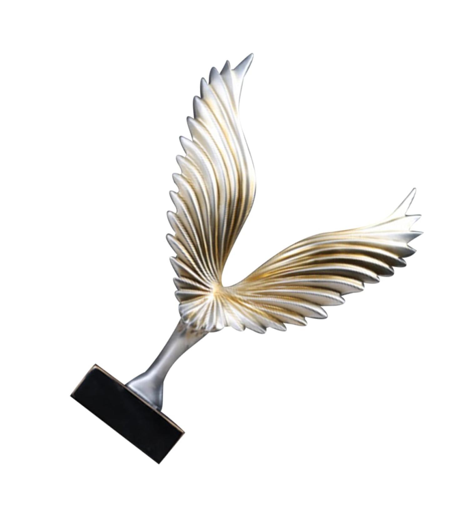 DEARMAMY Home Decor Office Decor Office Desk Decorations Desk Topper Desktop Decoration Crafts Wing Ornaments As Shown 23*8cm - Buy Online on GoSupps.com