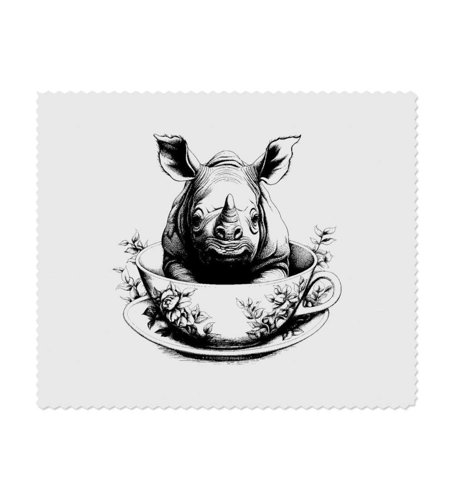 Premium Rhino Microfiber Cleaning Cloths for Lenses & Glasses - 2 Pack (LC00023921) | International Shipping Available - Buy Online on GoSupps.com
