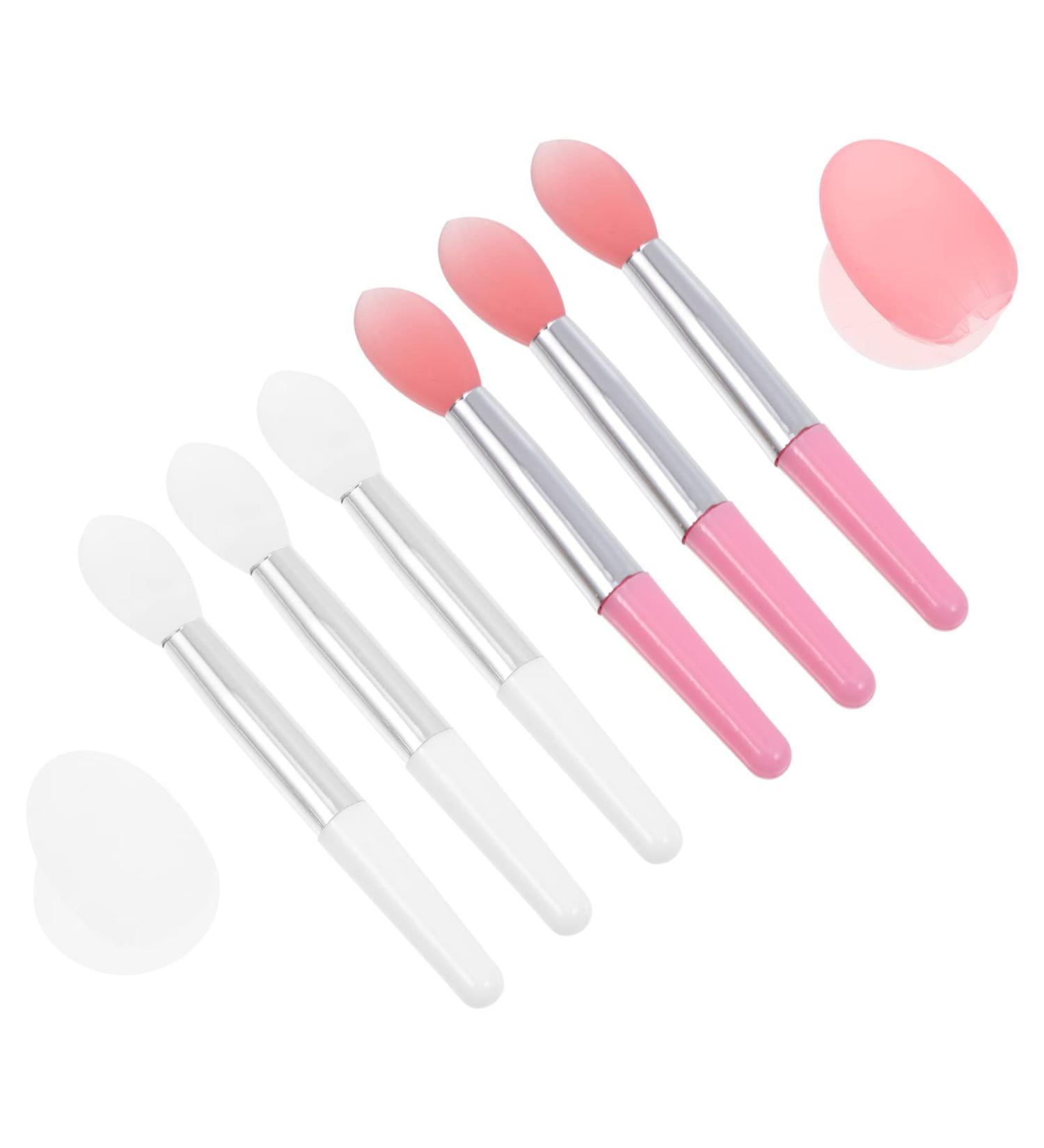 FOMIYES 2 Sets Lip Stick Dust Cover Cosmetics Lipstick Applicator Makeup Applicator Mask Applicator Brush Silicone Lip Covers Lady Tools to Sleep Miss Silicone Brush Silica Gel - Buy Online on GoSupps.com