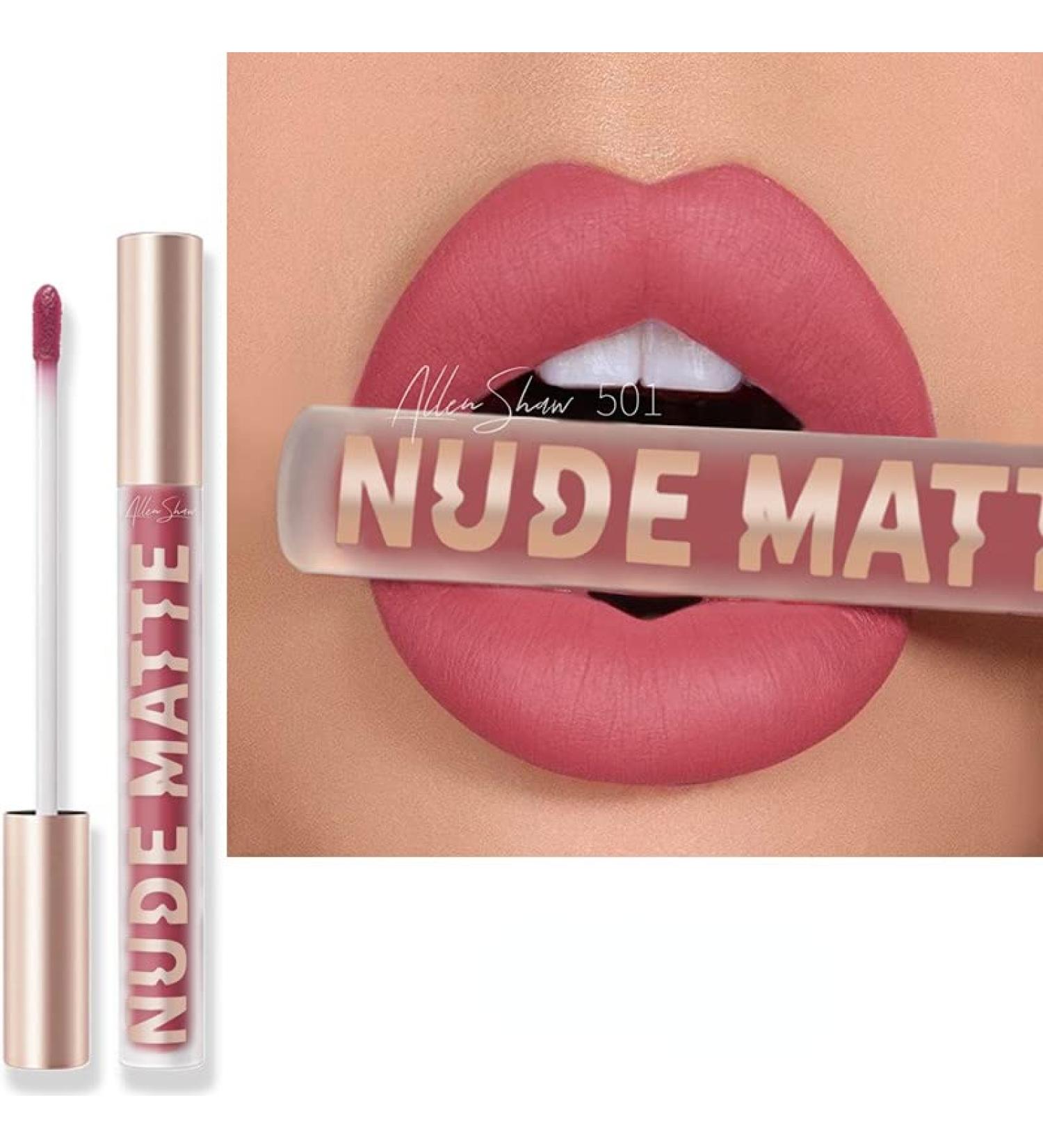 INTEROOKIE NUDE MATTE lip color lip glaze (501) - Buy Online on GoSupps.com