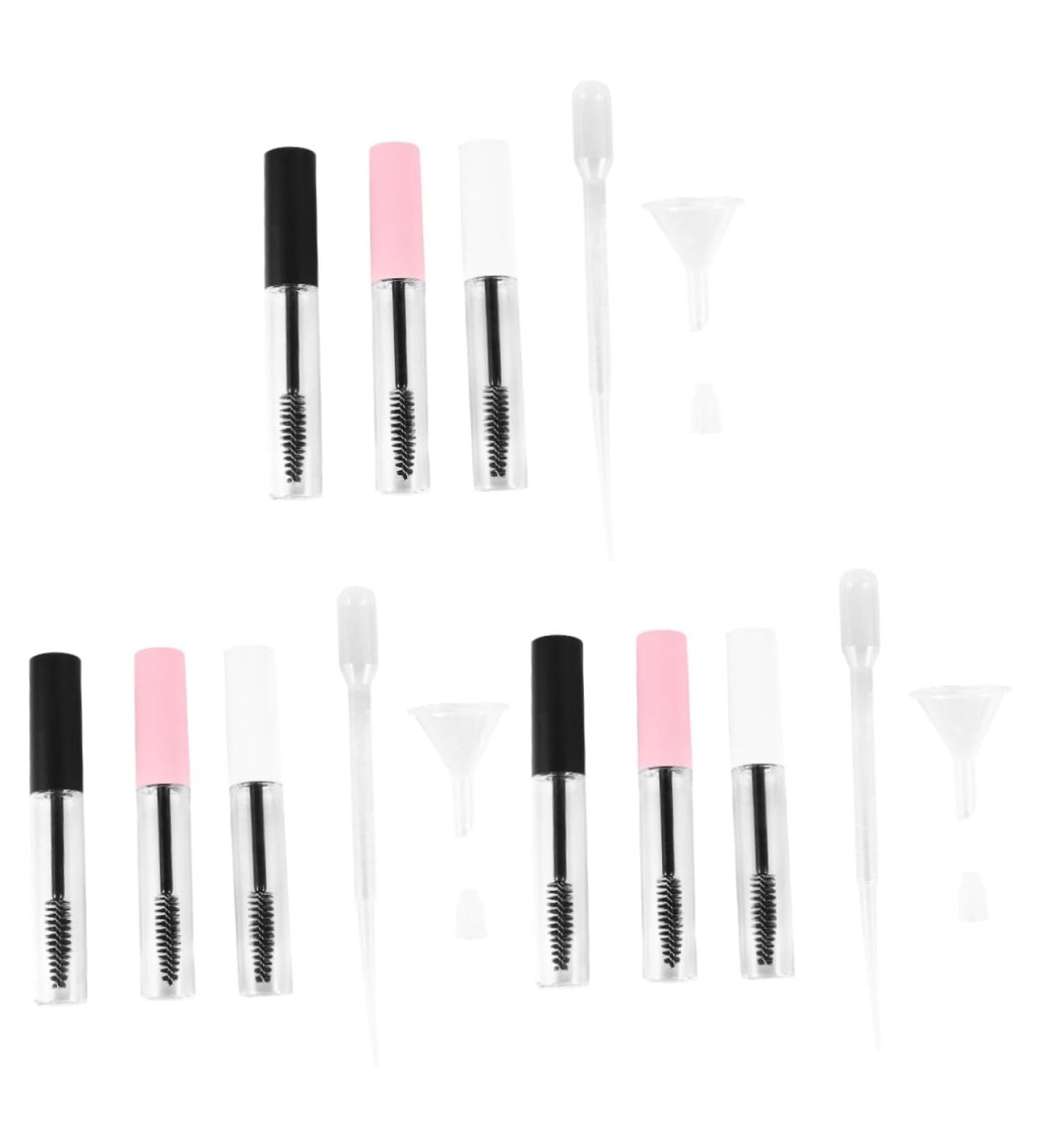 FOMIYES 96 Pcs Mascara Empty Tube Lip Gloss Containers Mascara Clear Mascara Wand Liquid Bottle Pearlescent - Buy Online on GoSupps.com