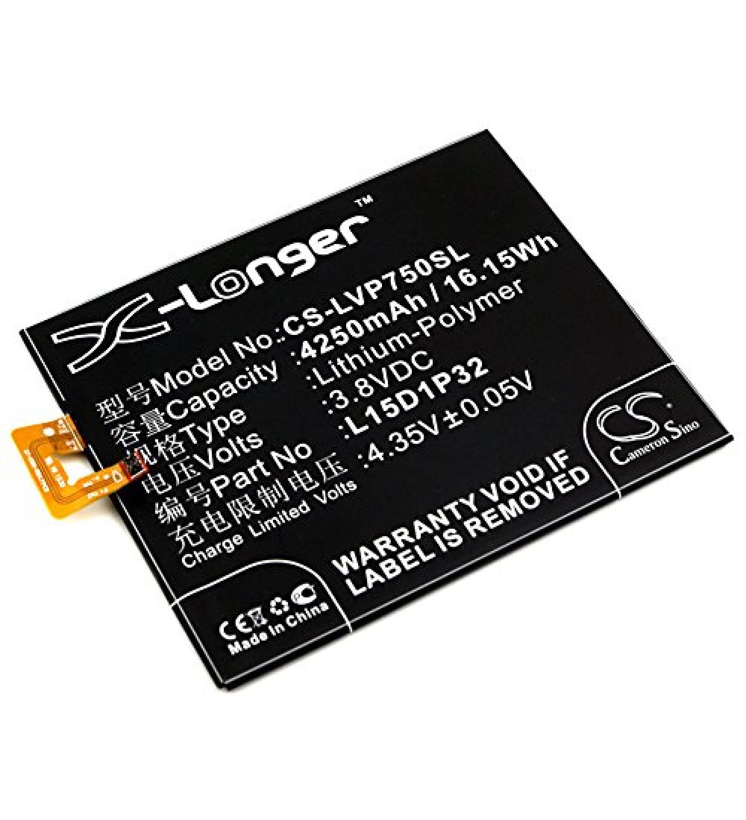 Replacement Battery L15D1P32 for PB1-750 Series - 3.8V/4250mAh | International Shipping Available - Buy Online on GoSupps.com