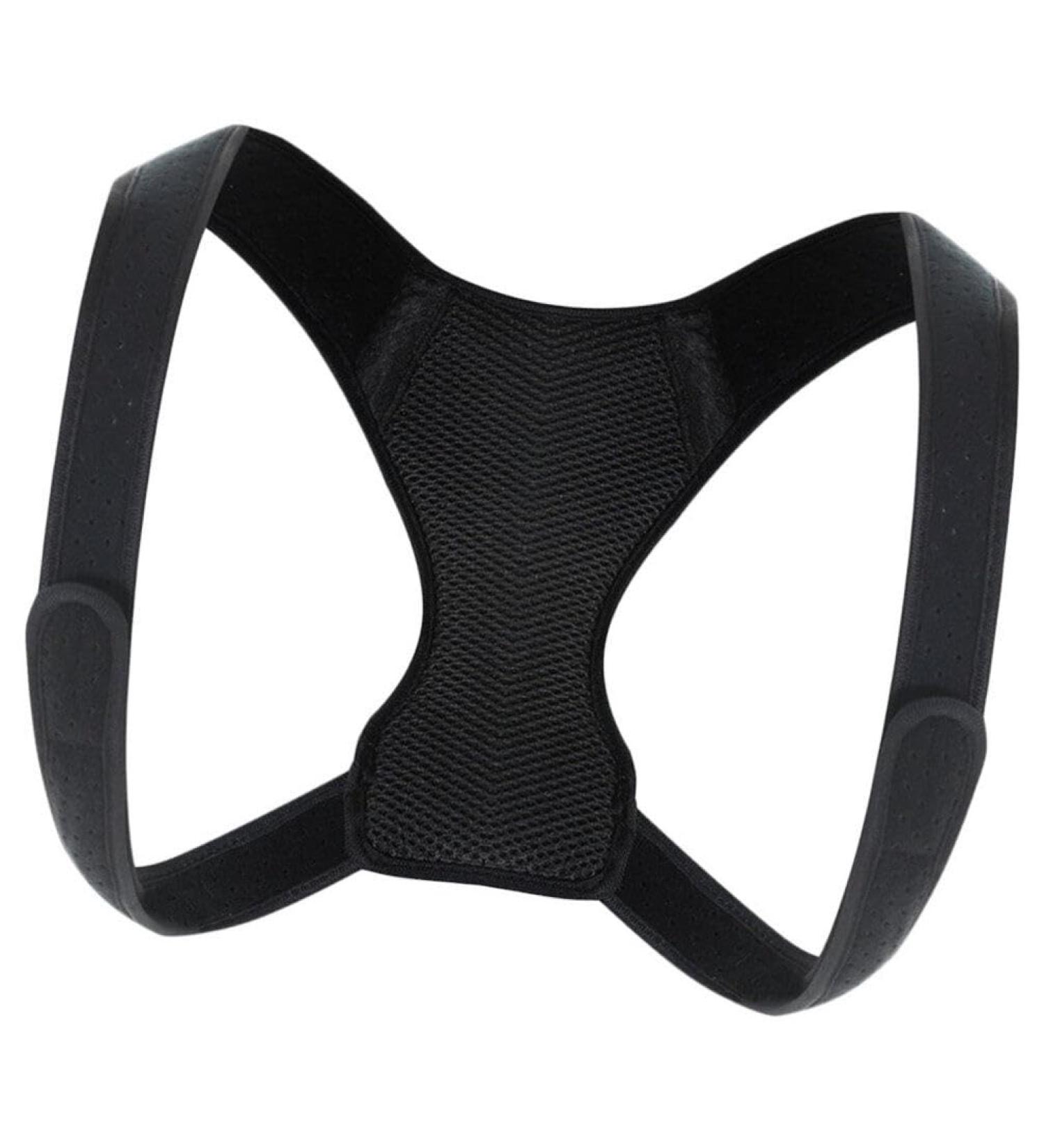 Buy Healvian Adjustable Posture Brace & Hunchback Straightener - Shoulder Support for Men & Kids (Black - Buy Online on GoSupps.com