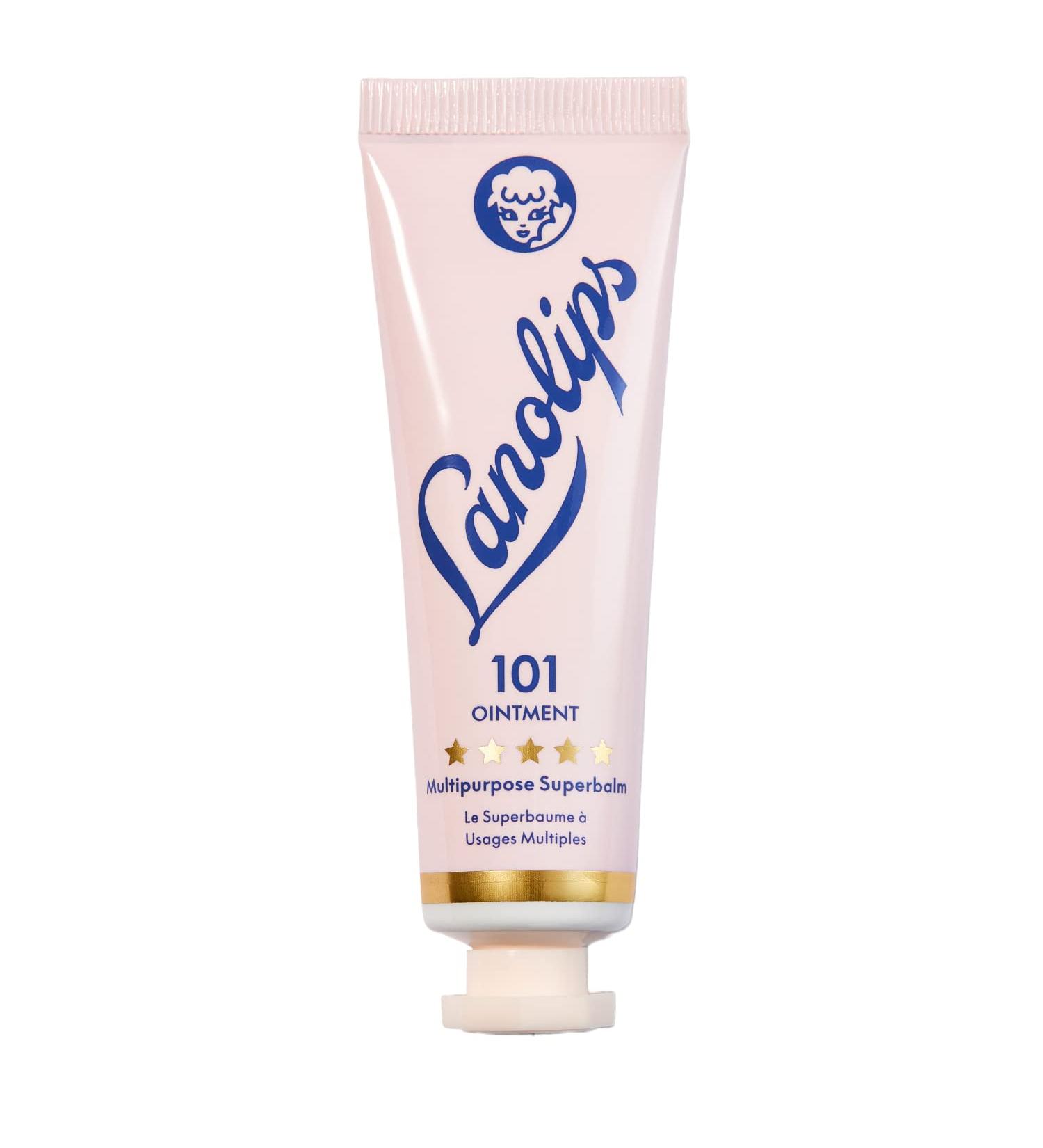 Lanolips 101 Ointment Multi-Balm Original Superbalm - Pure Lanolin Oil Lip Balm for Smooth & Hydrated Lips - Natural Lip Care for Dryness - 0.52 oz - Buy Online on GoSupps.com