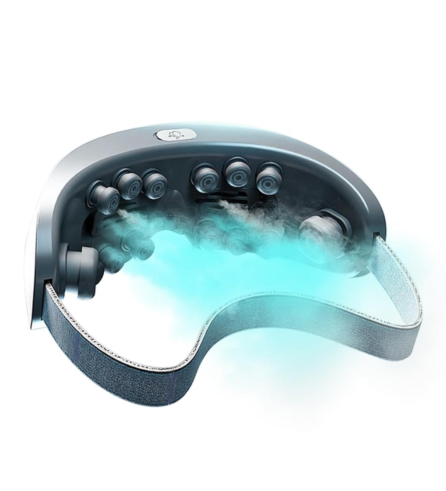 Eye Massager with Heat & Music | 6 Massage Modes for Relaxation | Perfect Eye Care Gift for Friends Mom & Dad - Buy Online on GoSupps.com