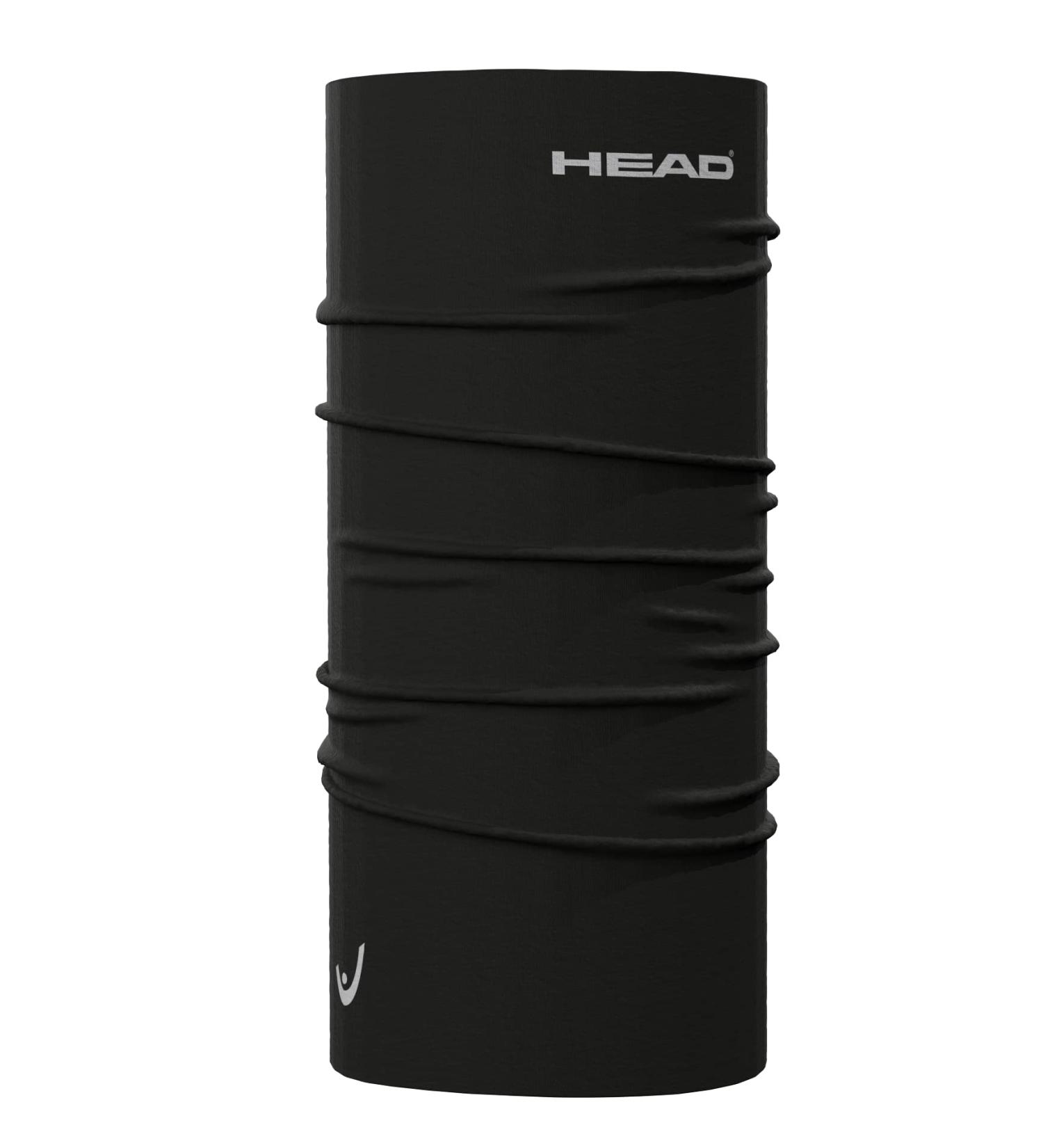 Head Original Tube Plain Scarf - Unisex Multifunctional Winter Bandana for Skiing Cycling & UV Protection - Black - Buy Online on GoSupps.com