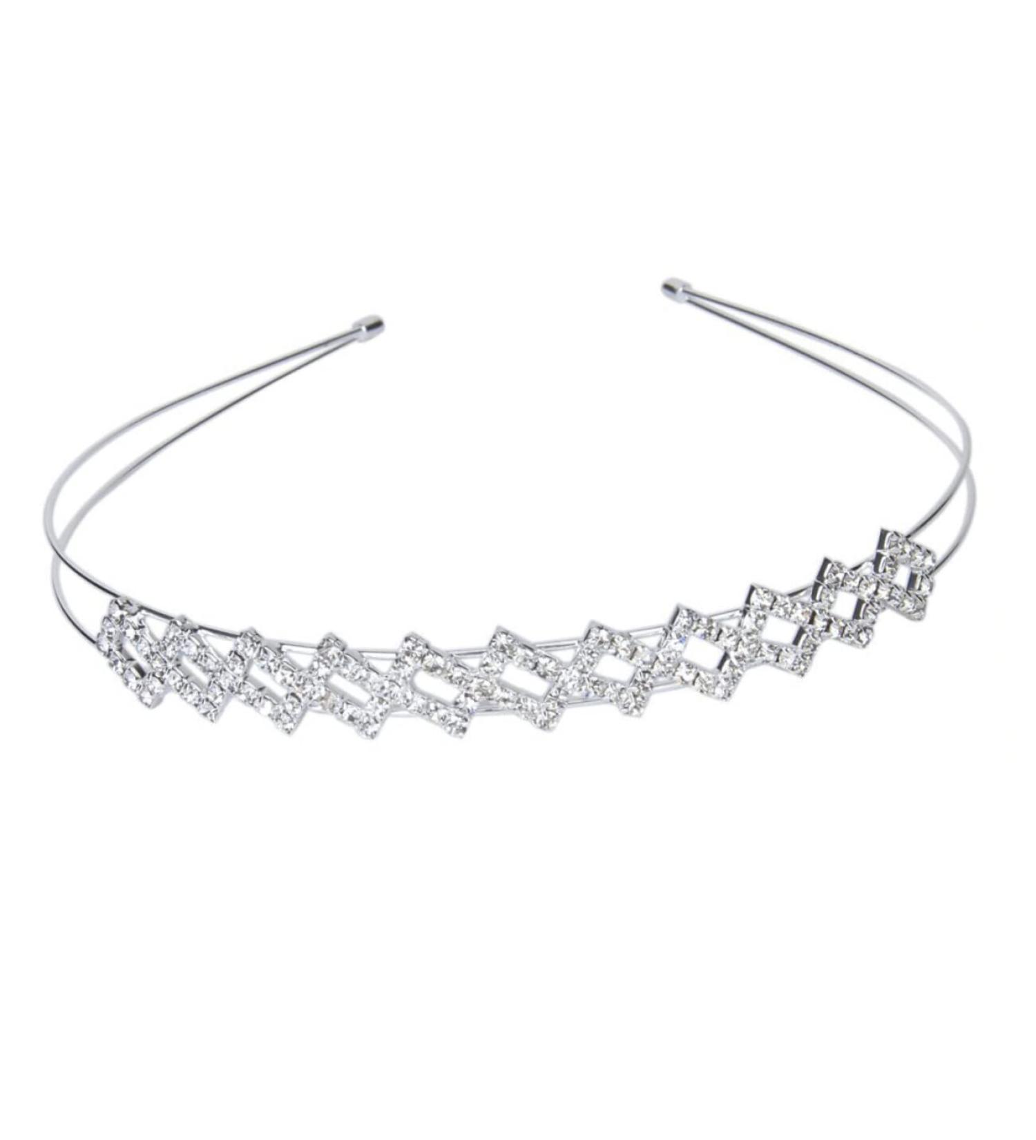 Retro Decor Prom Hair Accessories Little Girls Jewelry Bling Bride Headband Tiara for Bride Wedding+ Flower Crowns for Women Heart Crown Hairband Hairpin Wig Rhinestones Woman - Buy Online on GoSupps.com