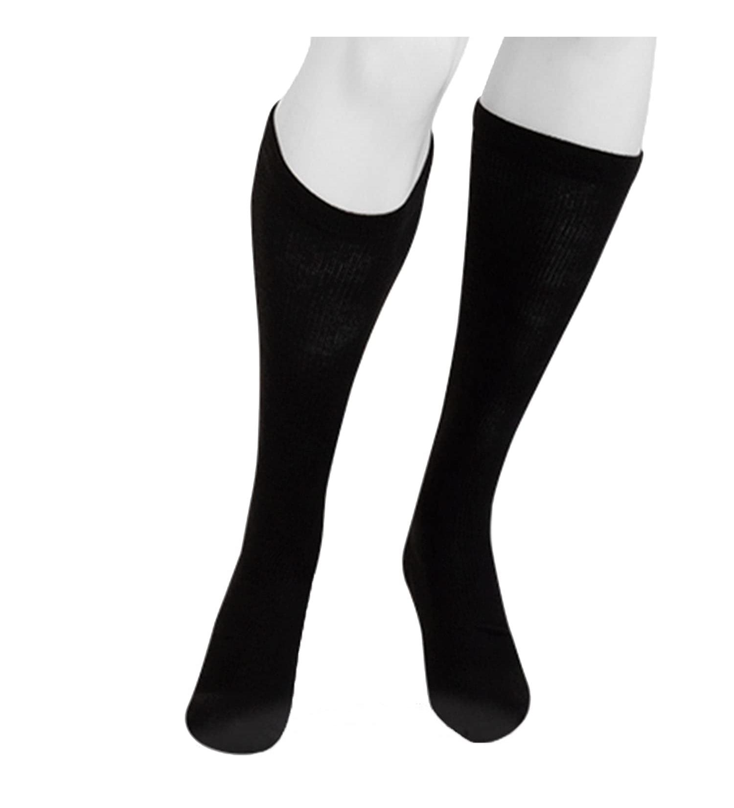 Juzo Power Lite Compression Socks - 15-20mmHg Knee High in Black for Small Sizes | International Shipping Available - Buy Online on GoSupps.com