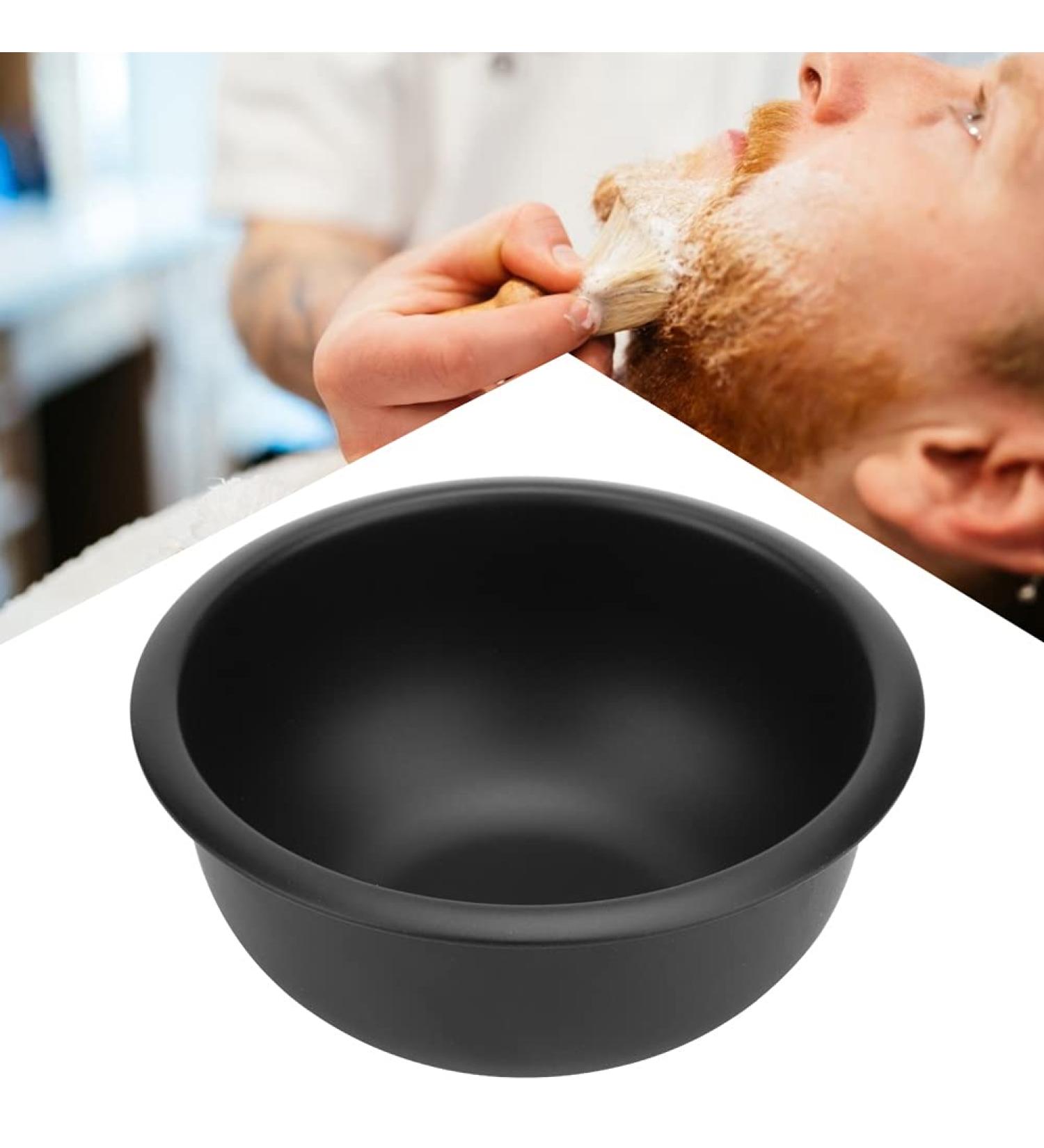 ZJchao Portable Beard Razor & Foam Cream Bowl for Men - High-Quality Black Compact Shaving Kit - Buy Online on GoSupps.com