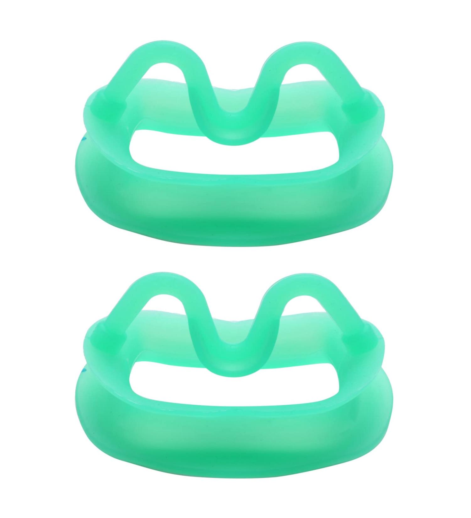 YUMIN 2X Green Dental Retractor - Soft Silicone Intraoral Jaws Mouth Opener for Optimal Dental Care - Buy Online on GoSupps.com