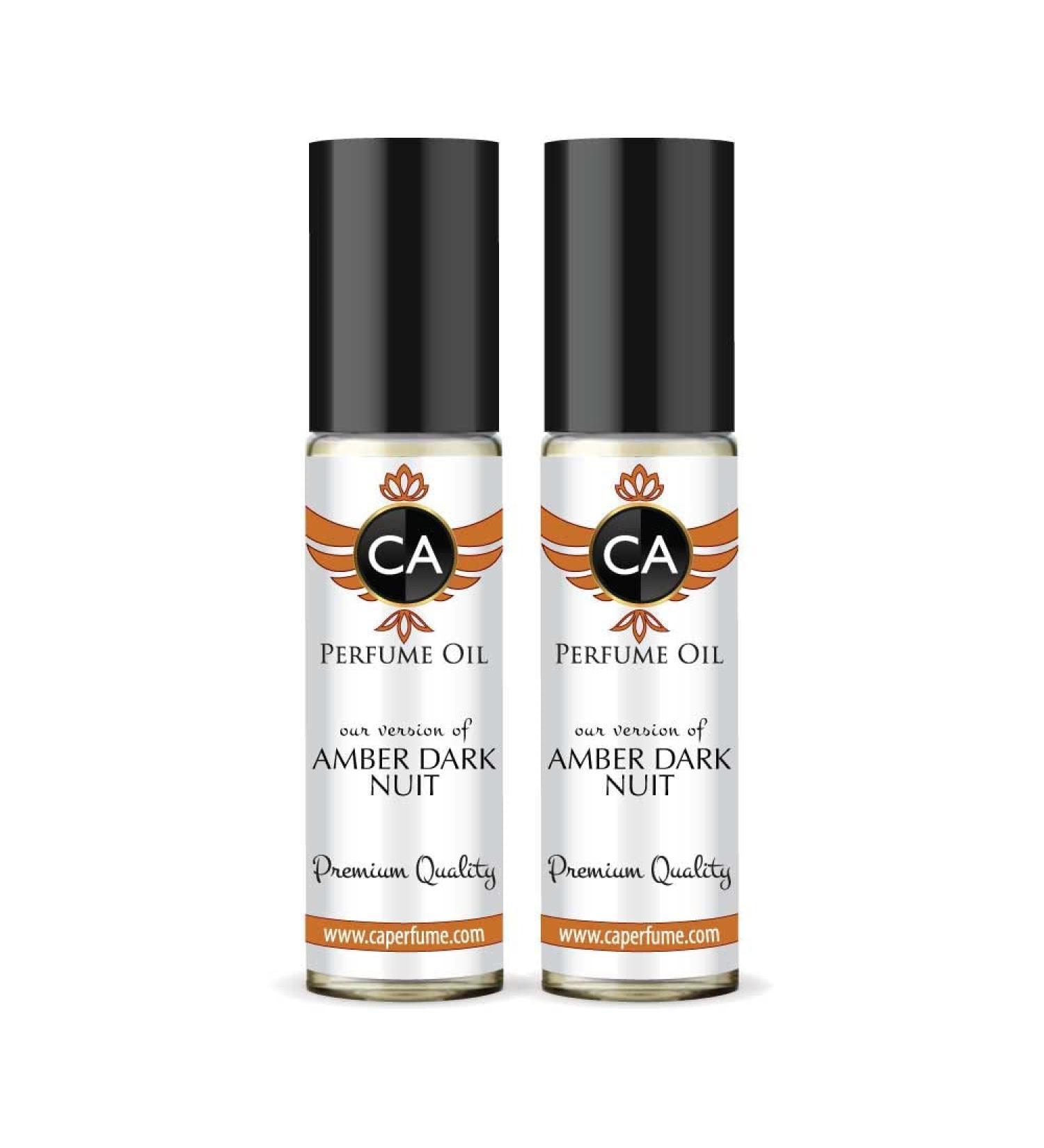 CA Perfume Impression of Christian D. Amber Dark Nuit For Women & Men Replica Fragrance Body Oil Dupes Alcohol-Free Essential Aromatherapy Sample Travel Size Concentrated Attar Roll-On 0.3 Fl Oz-X2 - Buy Online on GoSupps.com