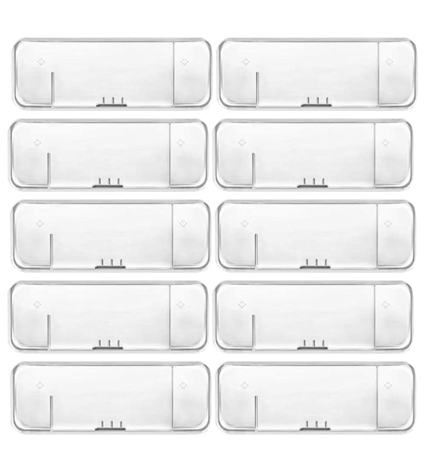 Frcolor 10-Pack Transparent Travel Case for Razors | Reusable Protective Cover Grill | Durable Plastic Razor Container - Buy Online on GoSupps.com
