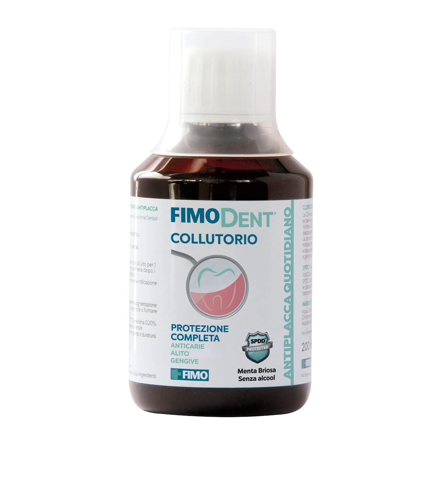 Daily Anti-Plaque Mouthwash Chlorhexidine 0.05% and Fluoride - Daily Protection of Cavities Gums and Breath - Mint Flavor 200ml - Buy Online on GoSupps.com