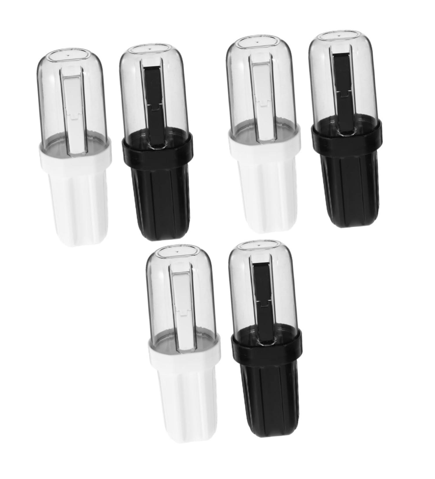 Minkissy 6-Piece Travel Toothbrush Container Set Portable Toothbrush Holder & Travel Accessories for Organized Hygiene Ideal for Toothpaste Storage 12.00x7.30cm - Buy Online on GoSupps.com