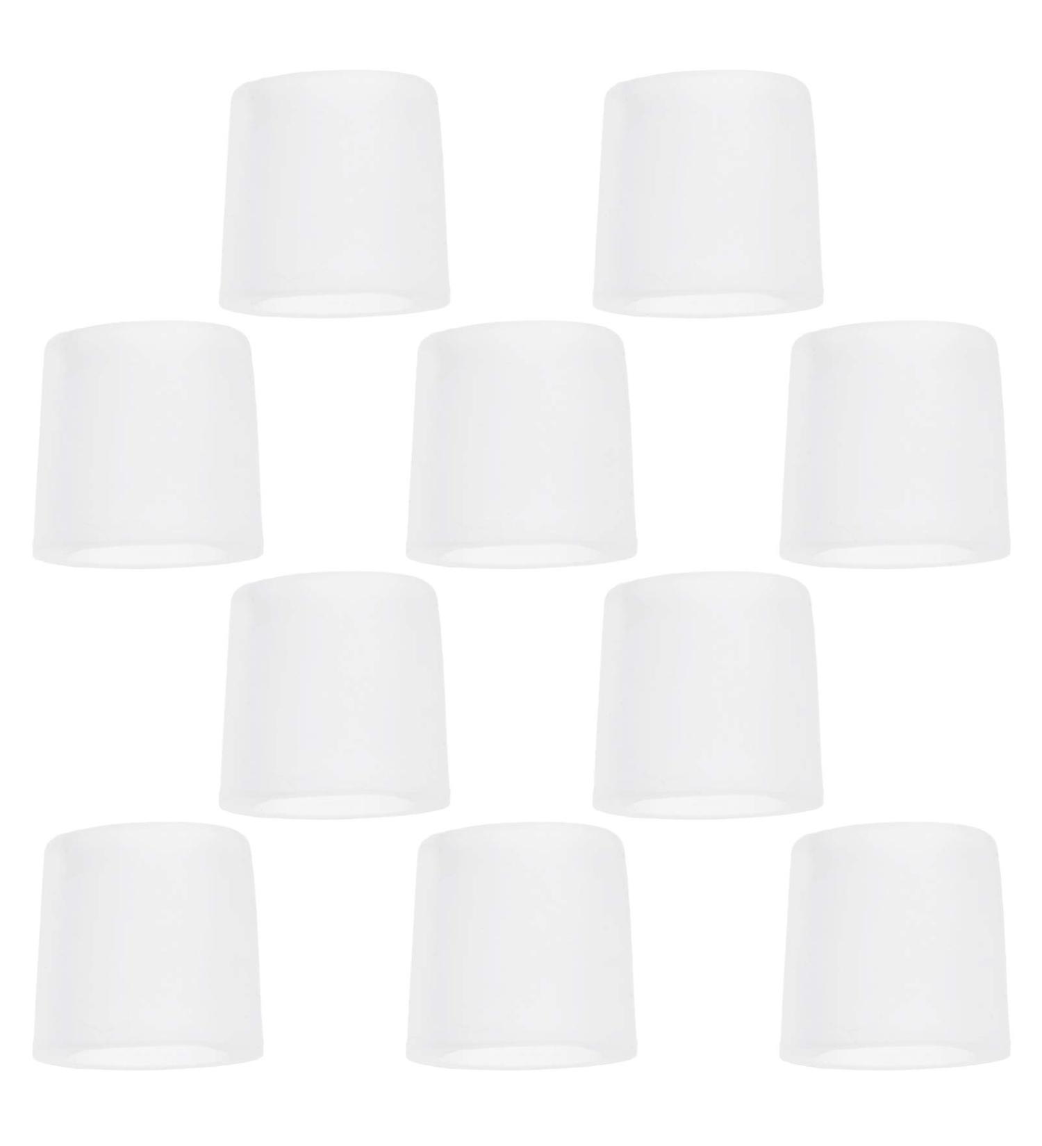 Healeved 30 Pcs Pinky Toe Silicone Sleeves - Gel Toe Caps for Toe Protection | 2.5x2cm | Transparent - 3pcs - Buy Online on GoSupps.com