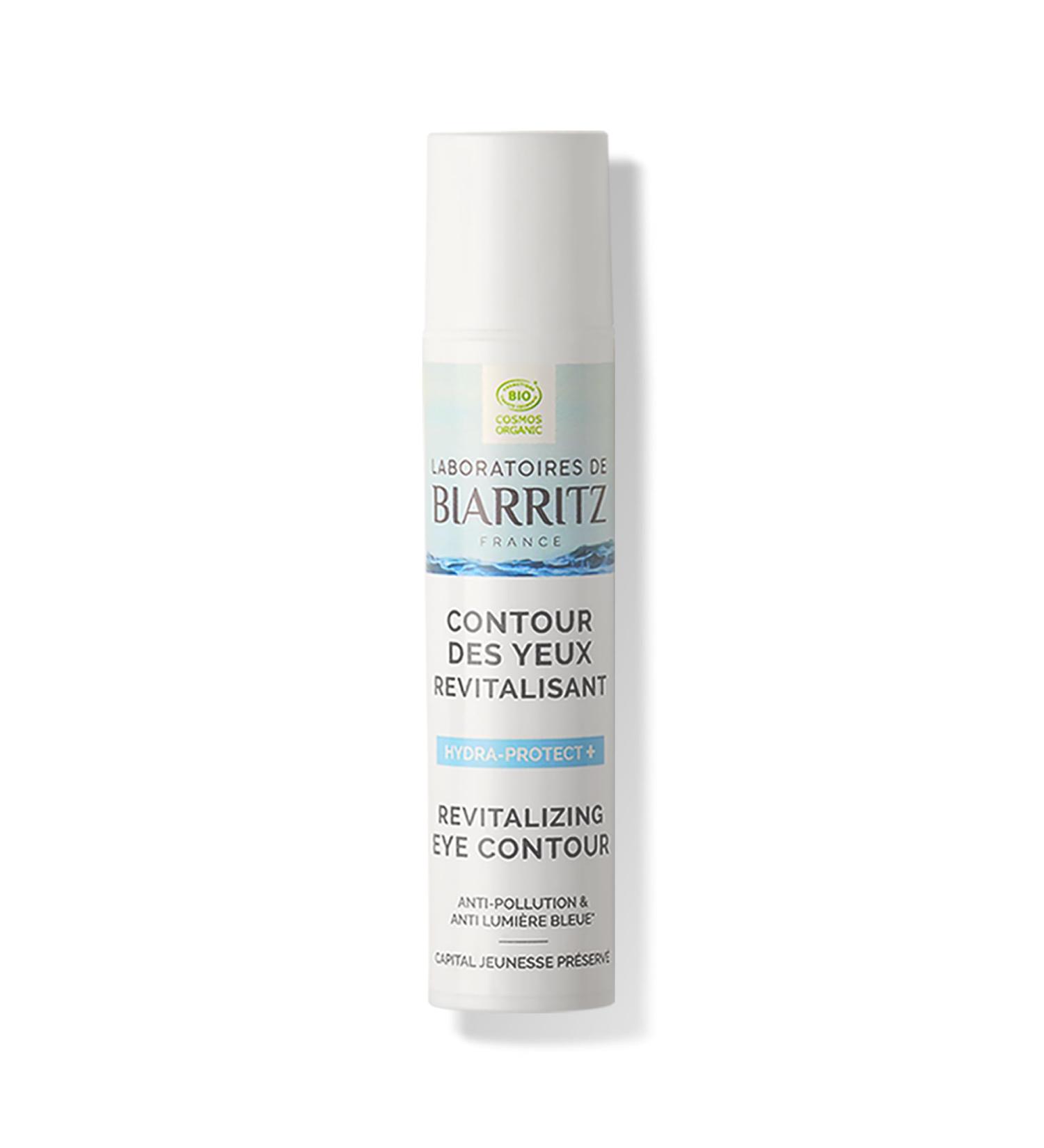 Laboratoires de Biarritz Hydra-PROTECT + Revitalizing Eye Contour 15ml - Biologically Enhanced Moisturizer for Dark Circles & Puffiness - Shop Internationally! - Buy Online on GoSupps.com