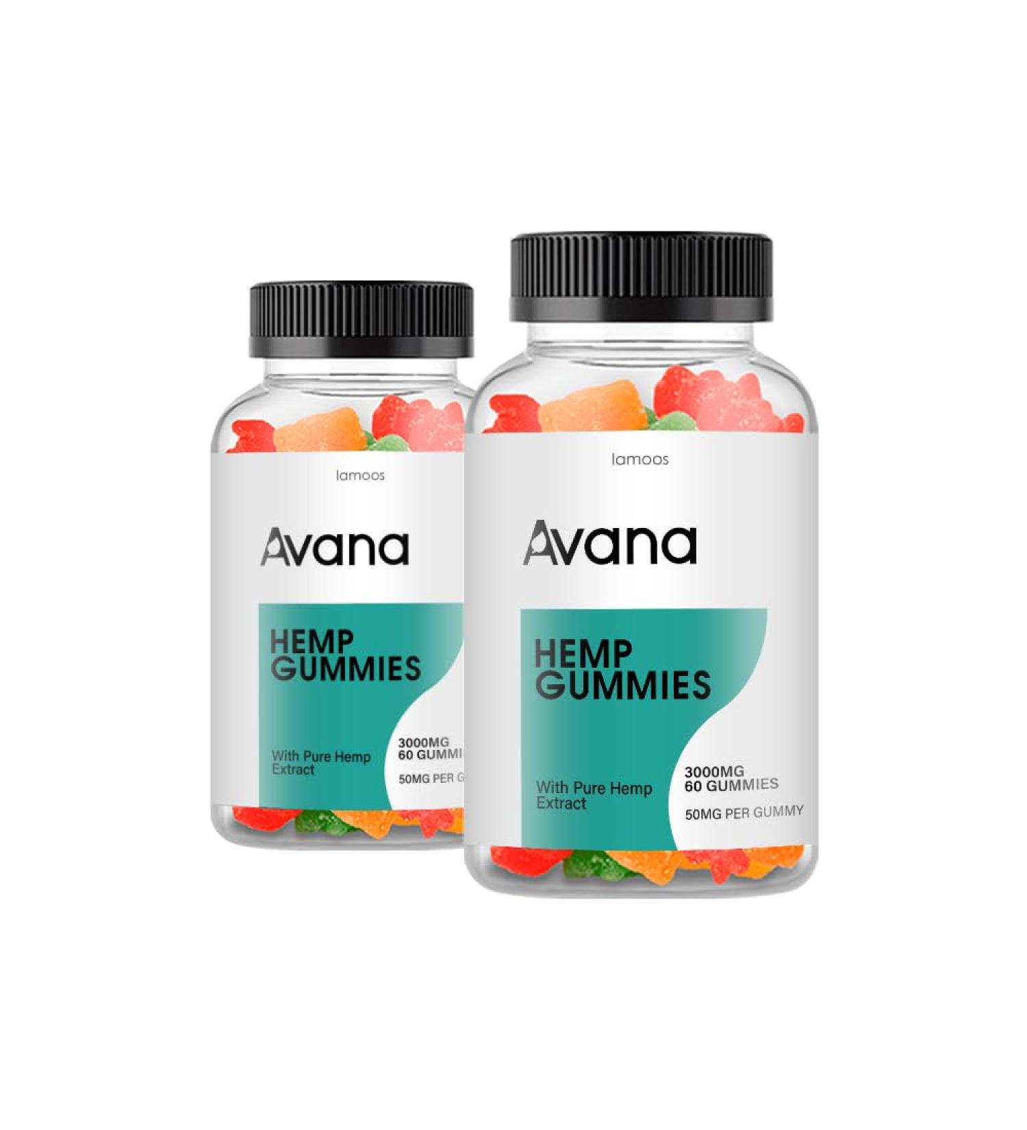 Avana Gummies - Avana Hemp Gummies (2 Pack 120 Gummies)