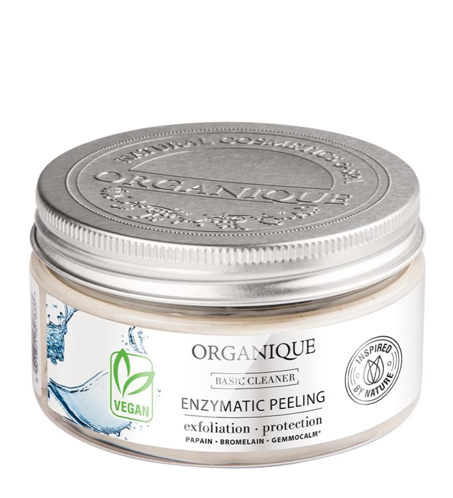 ORGANIQUE Enzymatic Herbal Peeling with AHA Acids and Bio-active Extracts for effective skin renewal anti-inflammation and soothing effects - Buy Online on GoSupps.com