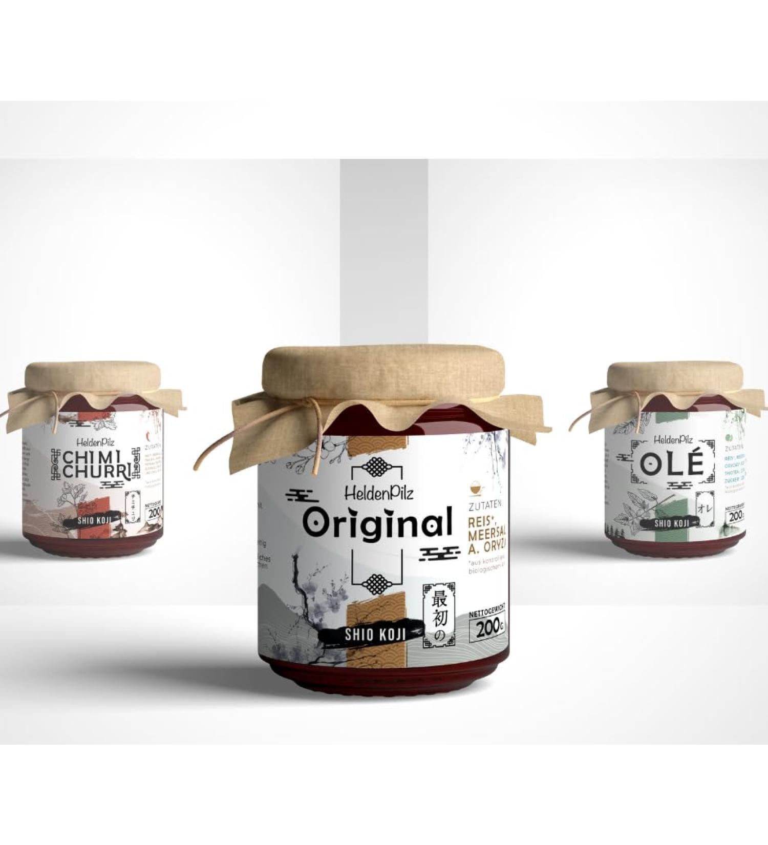 Helden Mazilz |Bio Shio Koji - salty marinade |universal culinary miracle cure100% naturally fermented lively (unpasteurized) vegan (Shio K. Bundle)