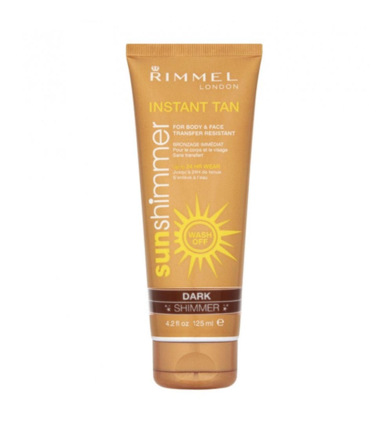 Rimmel London Sunshimmer Instant Tan - Dark Shimmer 125ml