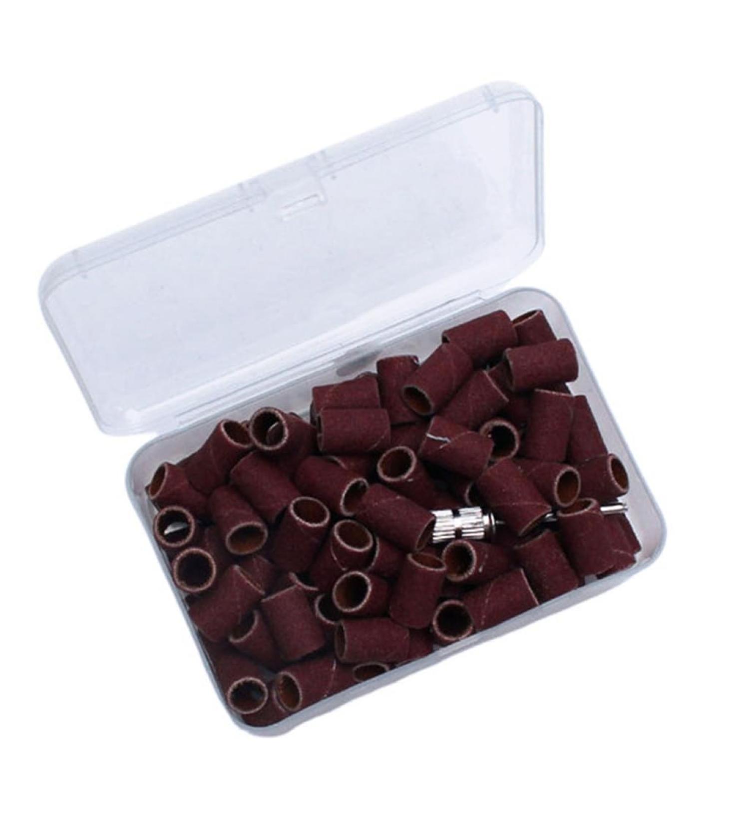 TQUXNGA 80/120/150/180/240 Nail Dedicated Sanding Rings Band Grinding Polisher Supply 180 Brown - Buy Online on GoSupps.com