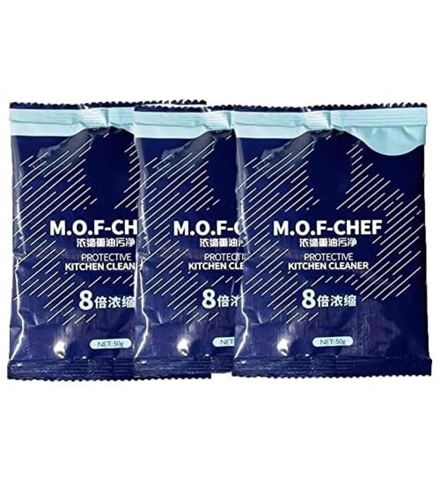 Chef Protective Kitchen Cleaner Chef Cleaner Powder Heavy Duty Degreaser Cleaner Kitchen Degreasing Powder Oil Pollution Powder - Buy Online on GoSupps.com